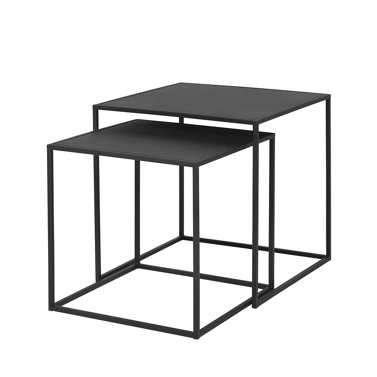 Blomus Fera Bijzettafel Set van 2 - Zwart
