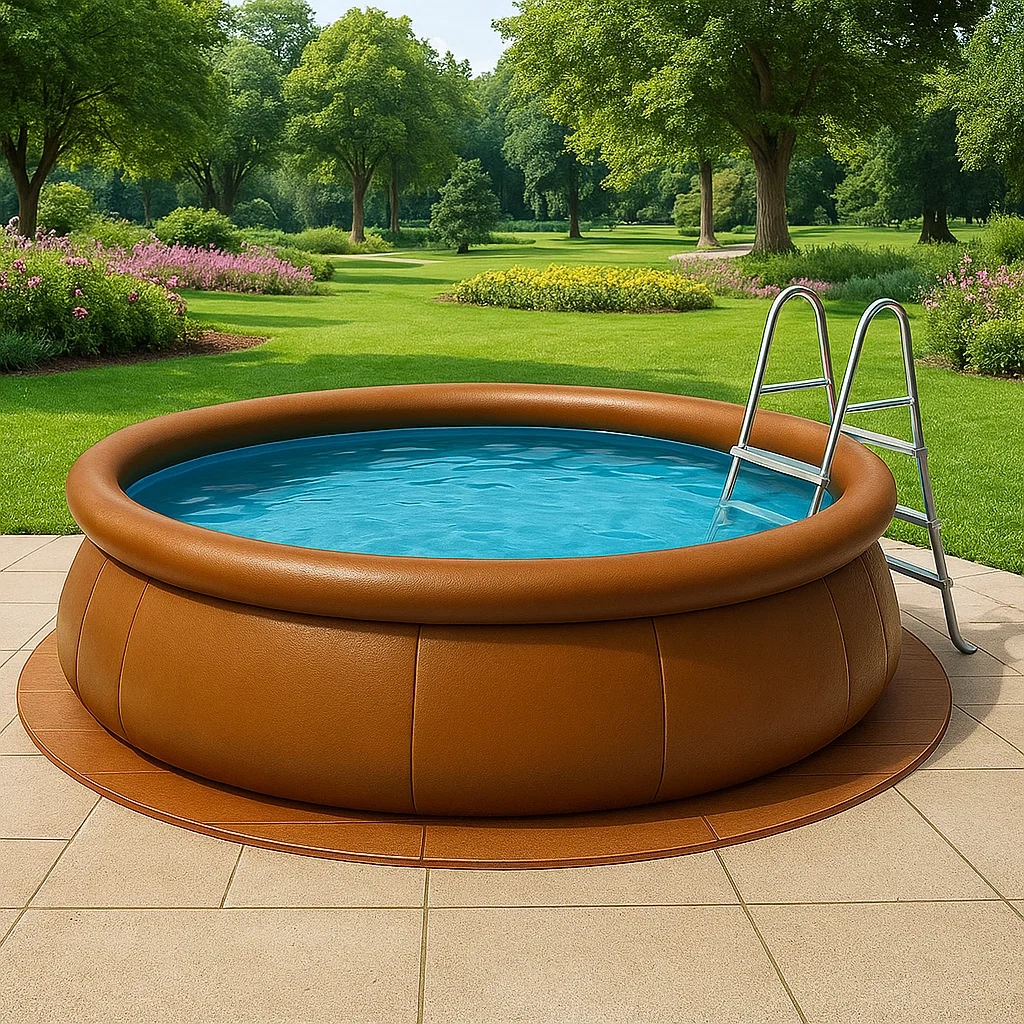 Piscina desmontable redonda 350x350x90 con purificador qvIDXtYK43vD
