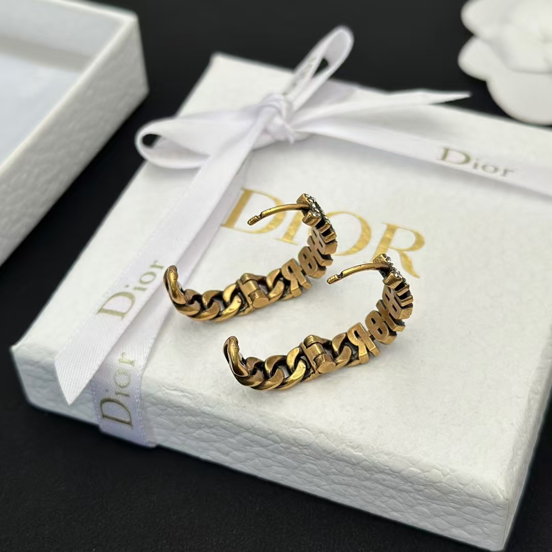 Dior JADIOR Hoop Earrings Ring - Two Wear Ways - Original Replica Club