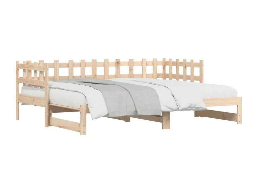 Sofá cama extraíble Andreuworldcasa maciza de Andreuworldcasa 2x(80x200) cm