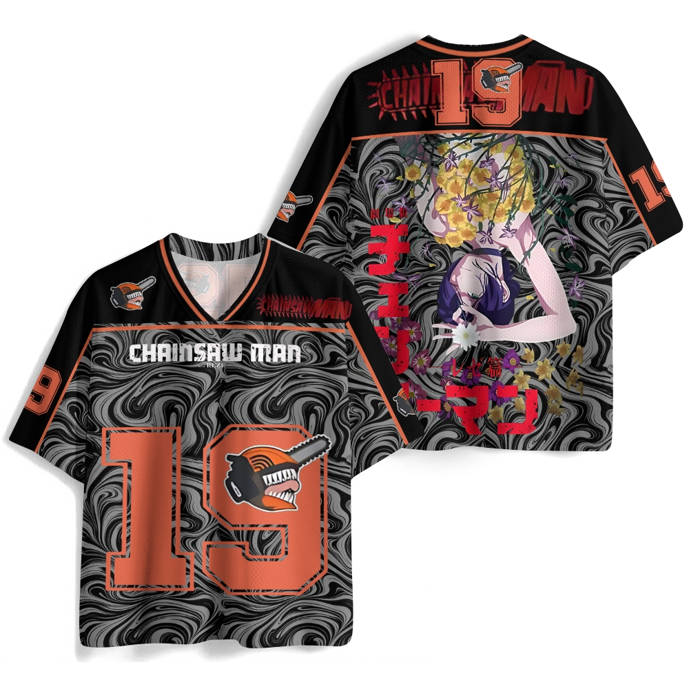 Chainsaw Man Anime Football Jersey