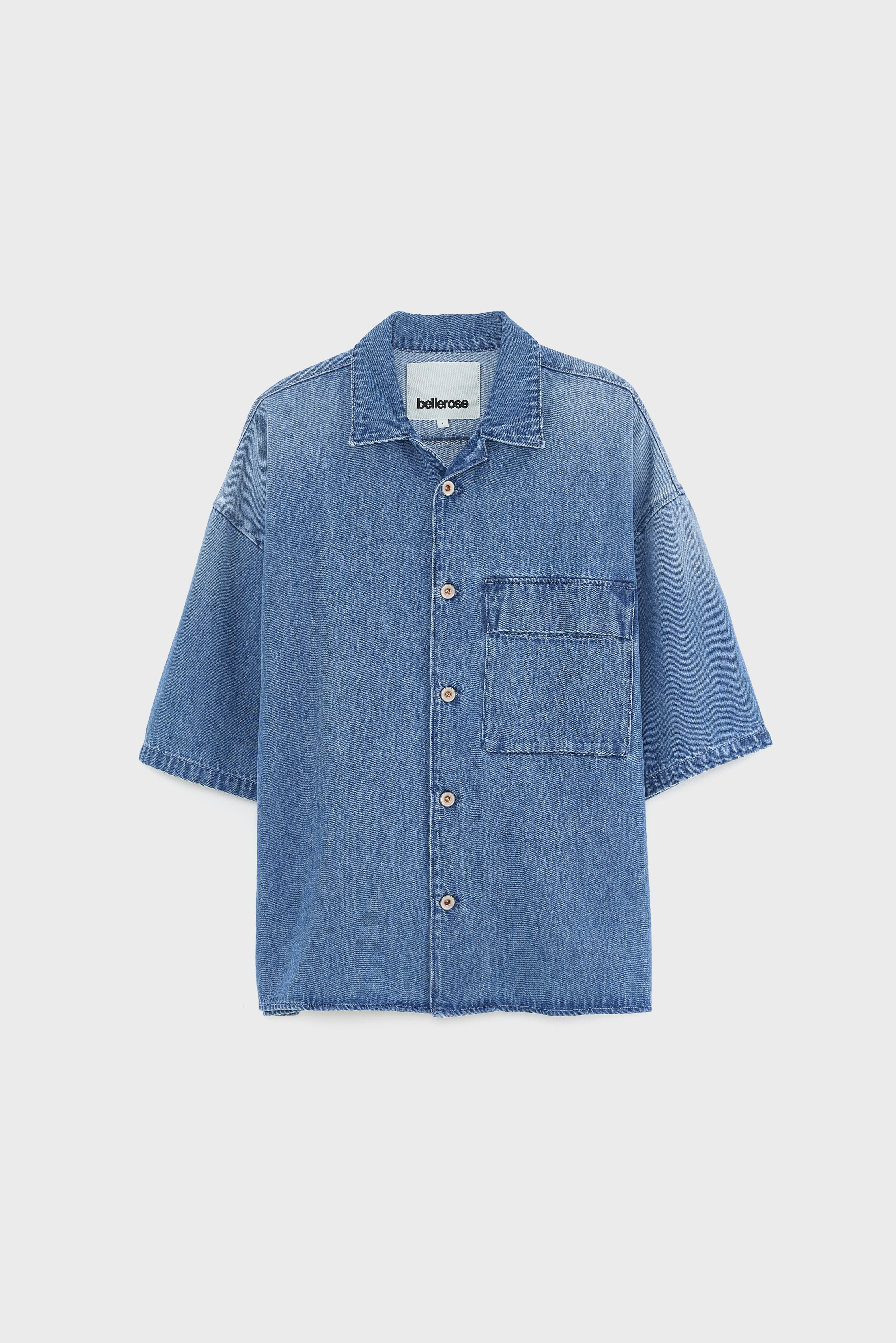 Bellerose Prim denim shirt (261 / M / HVY STONE WASH)
