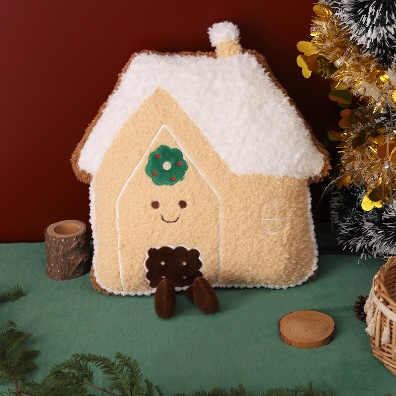 Snowman Christmas Plush Pillow