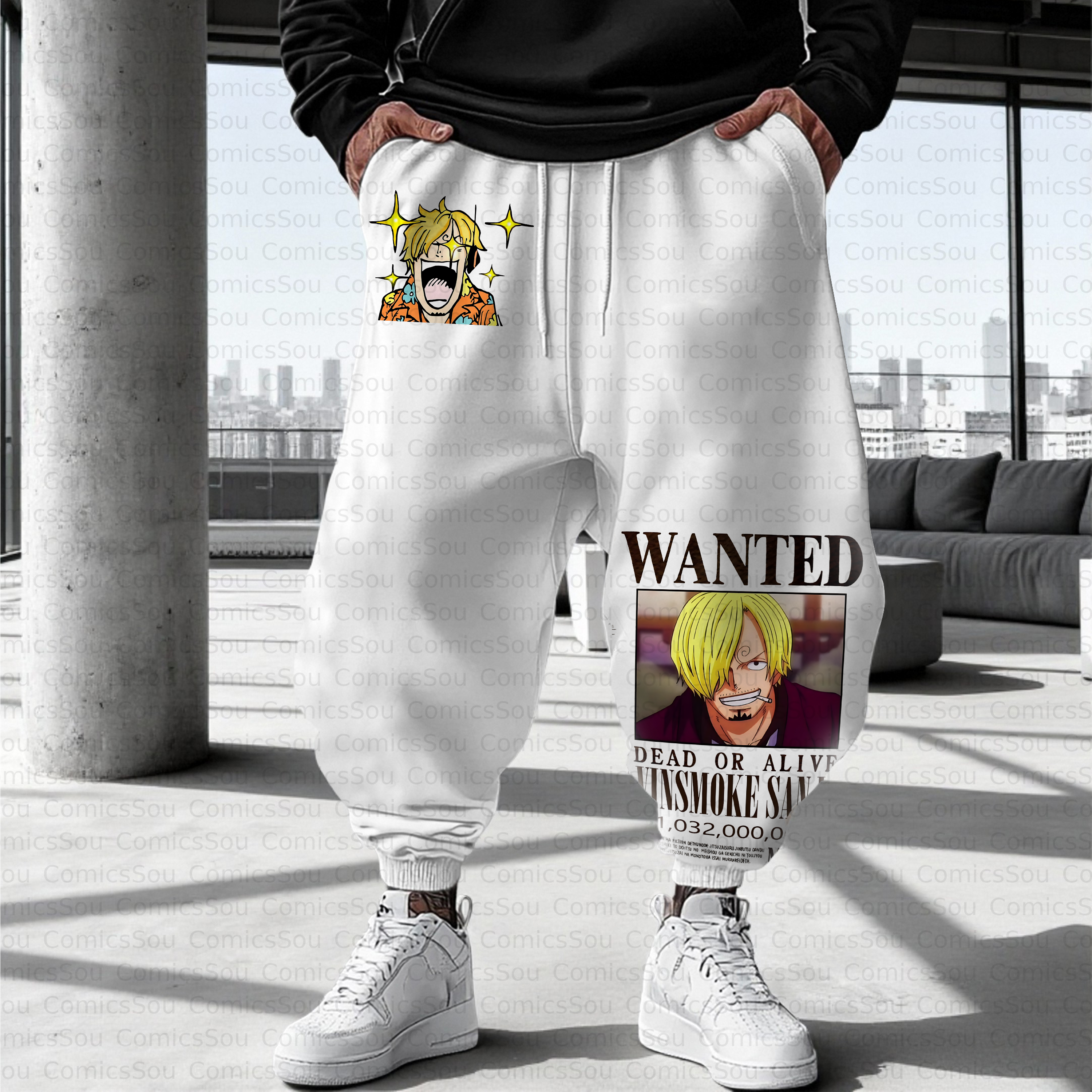 Unisex Casual Anime Streetwear Pant