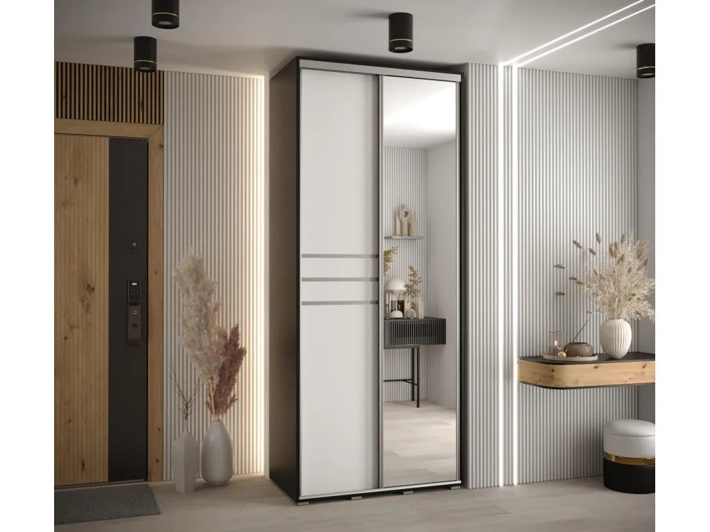 Armario moderno con 2 puertas batientes 235,2x110x60 cm frm3681061