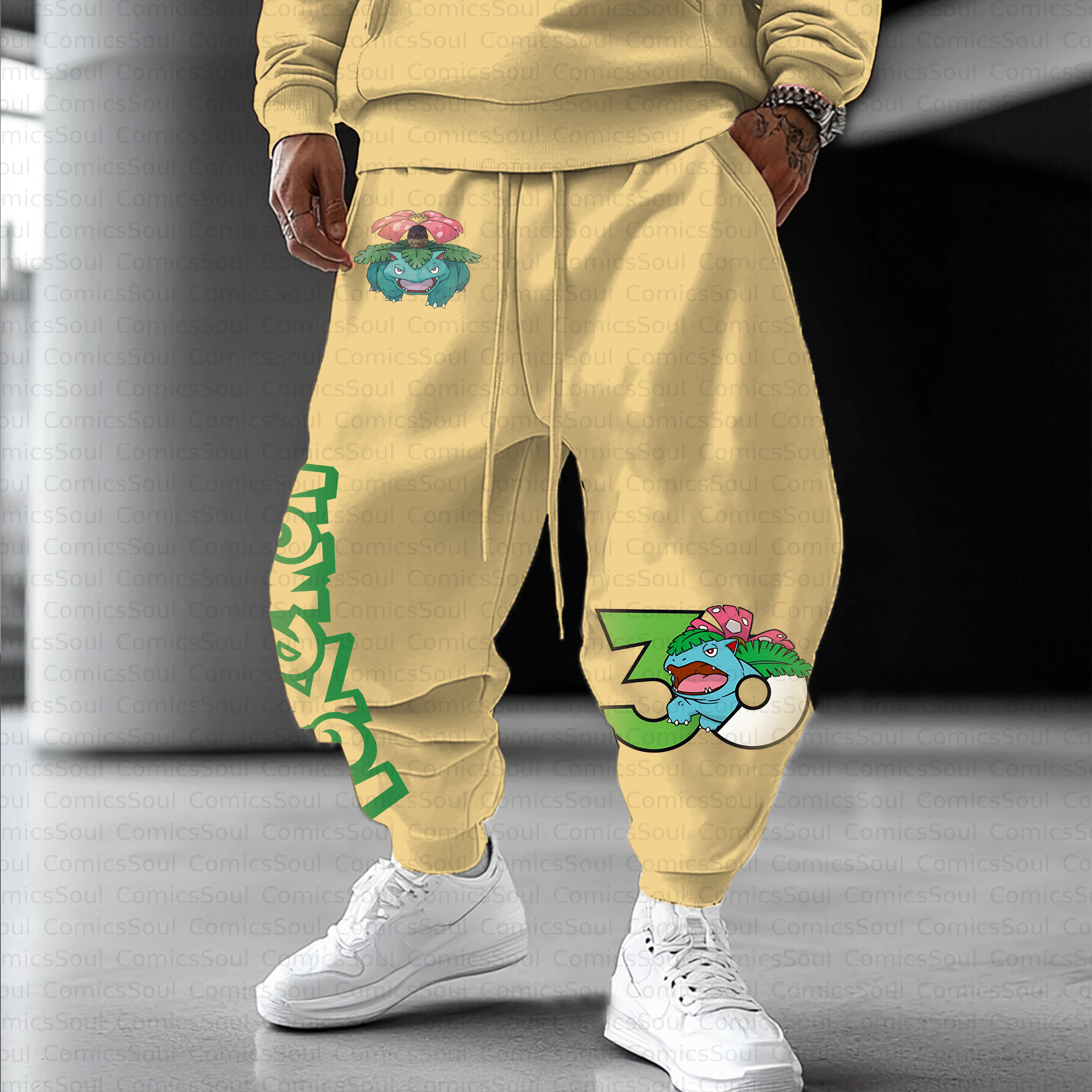 Unisex Casual Anime Streetwear Pant