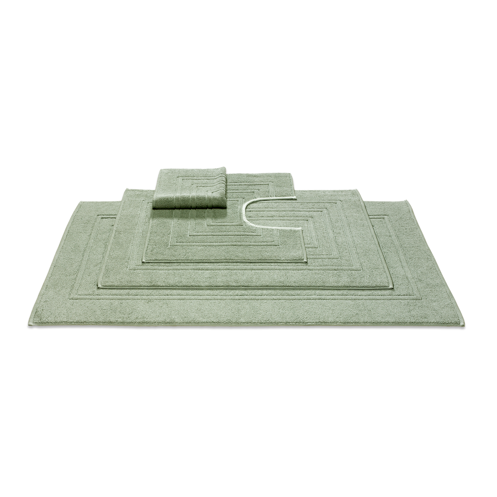 Houston Badmat Smoke Green   60 x 60 cm   Groen   Katoen