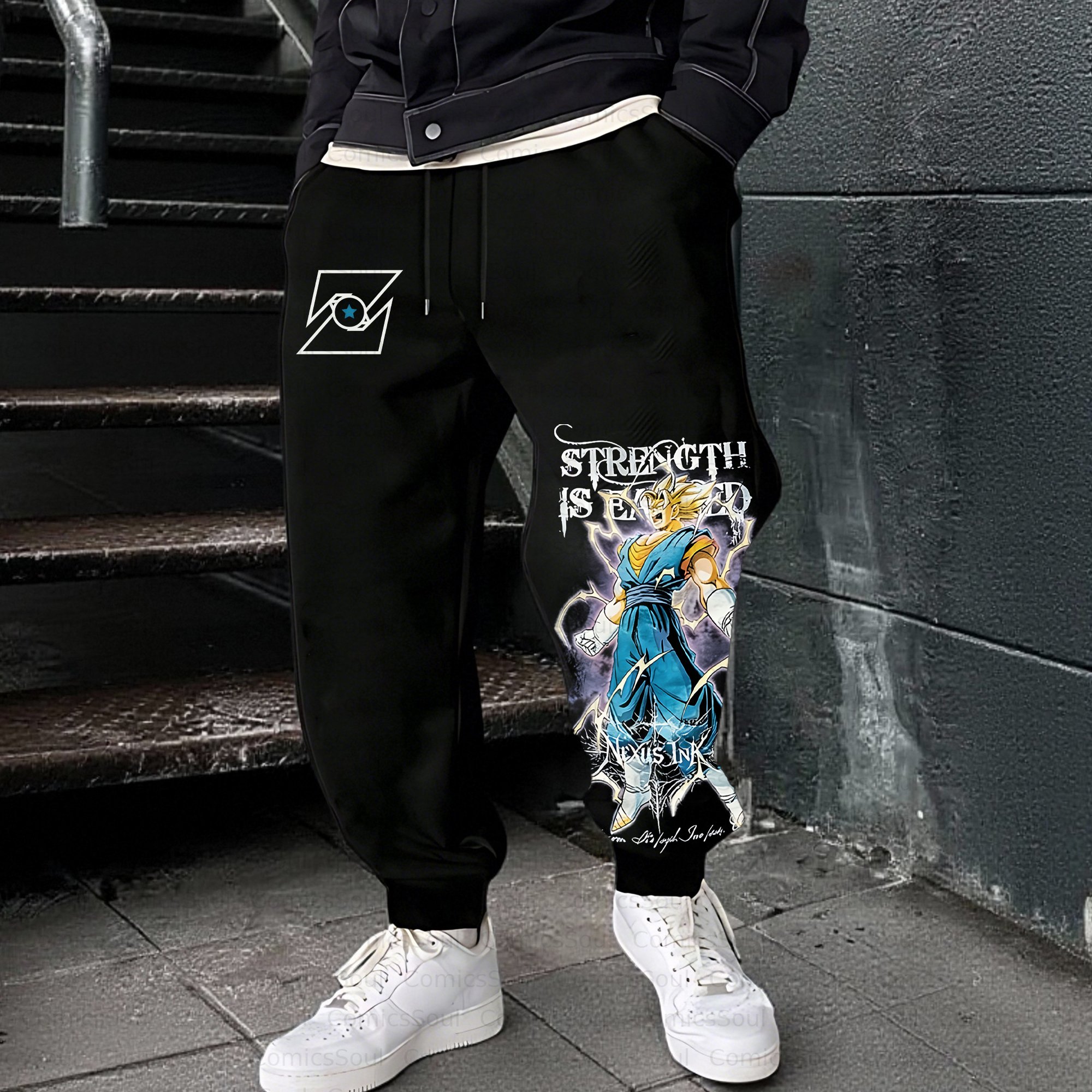 Unisex Casual Anime Streetwear Pant