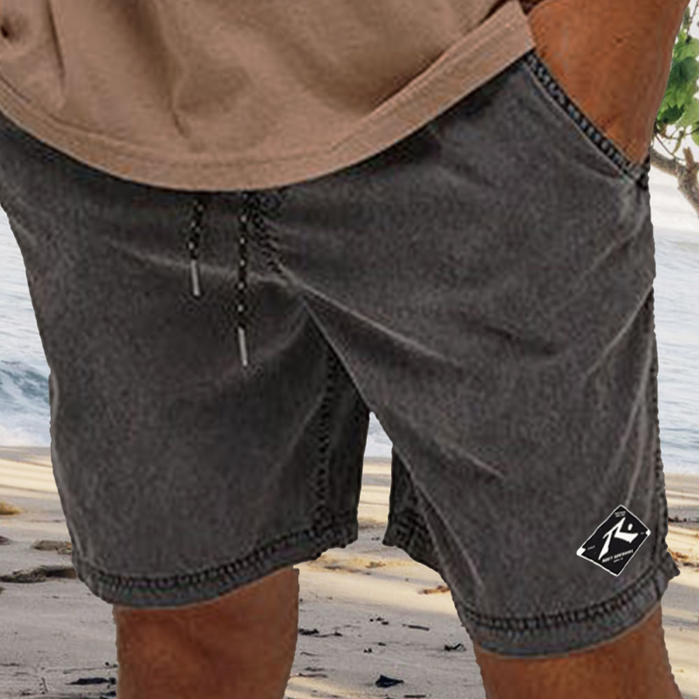 Men's Vintage Casual Rusty Surf Shorts