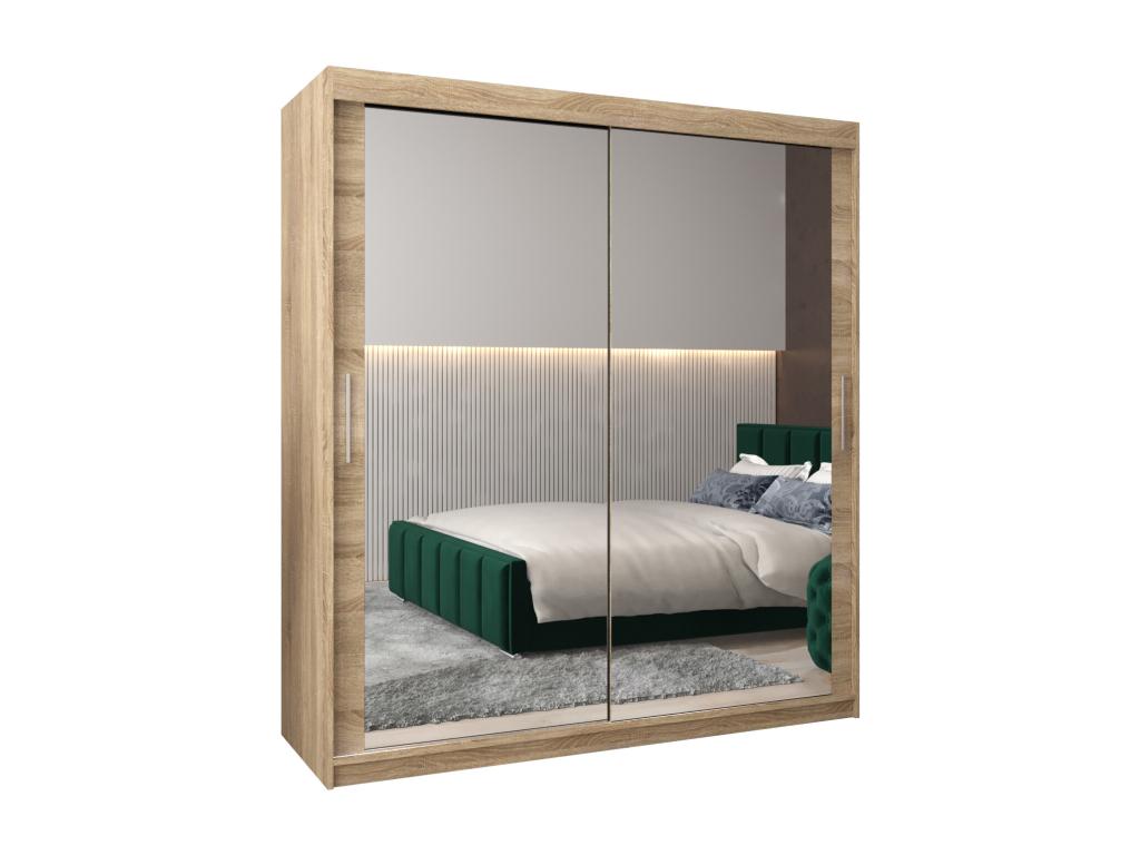 Armario 3 de puertas correderas 200/180/62 2 puertas Abodeia