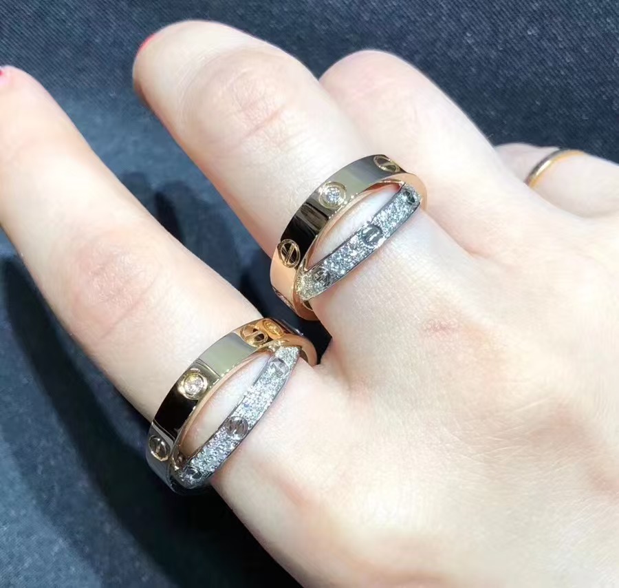 Cartier LOVE Ring - Mixed Metal Color - Original Replica Club