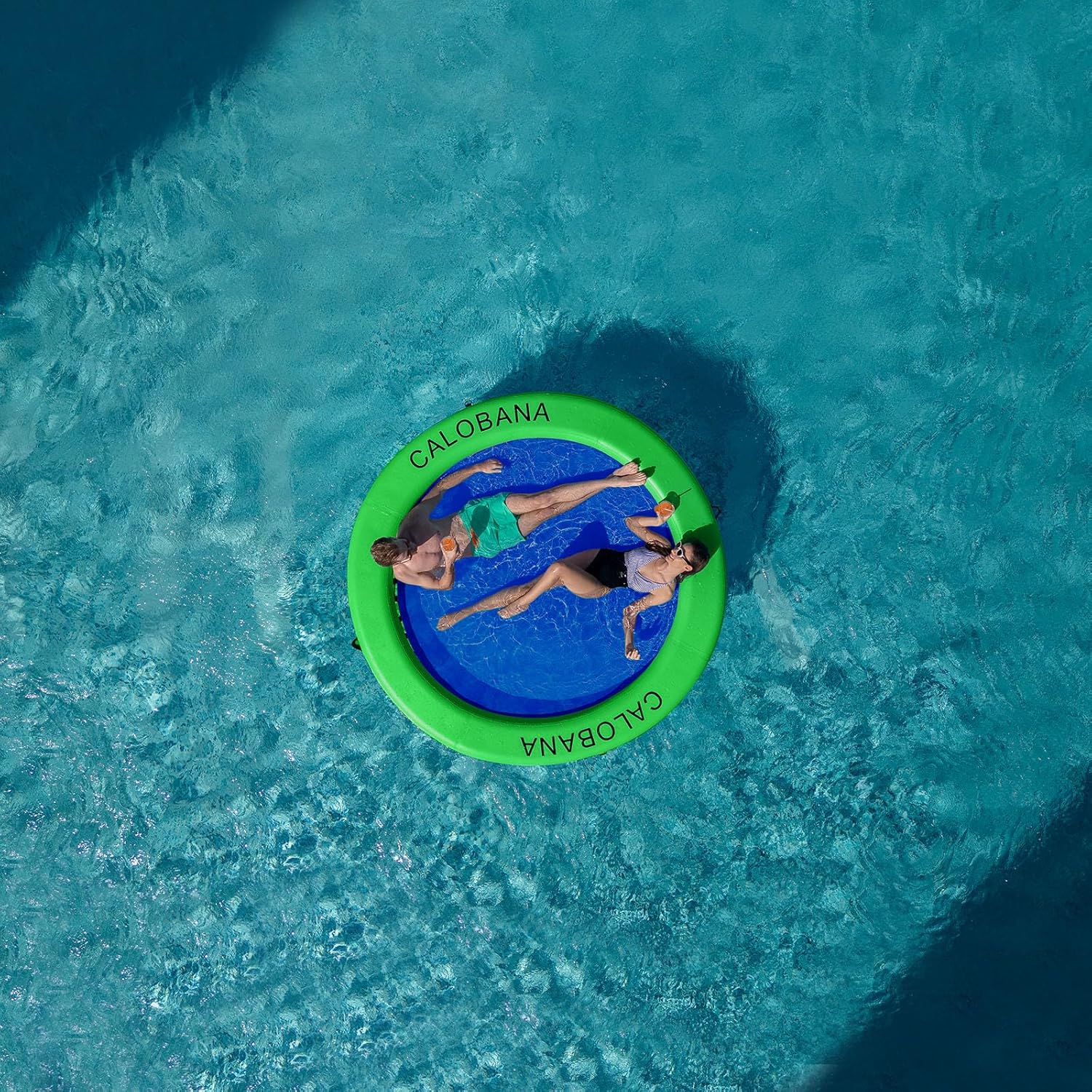 Round Floating Ring Hammock - Heavy Duty Inflatable Raft