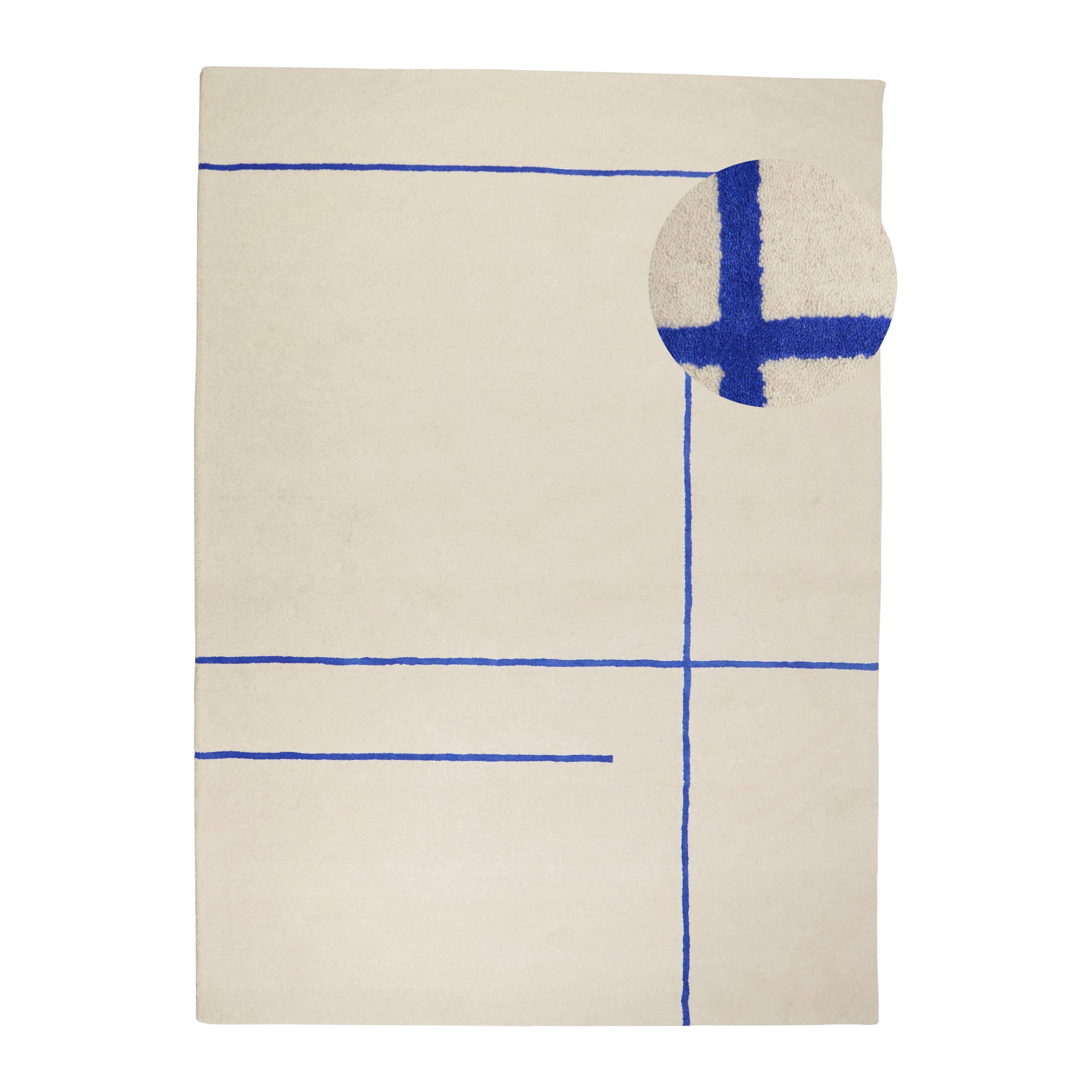 Blokker Line Vloerkleed 170 x 240 cm - Blauw