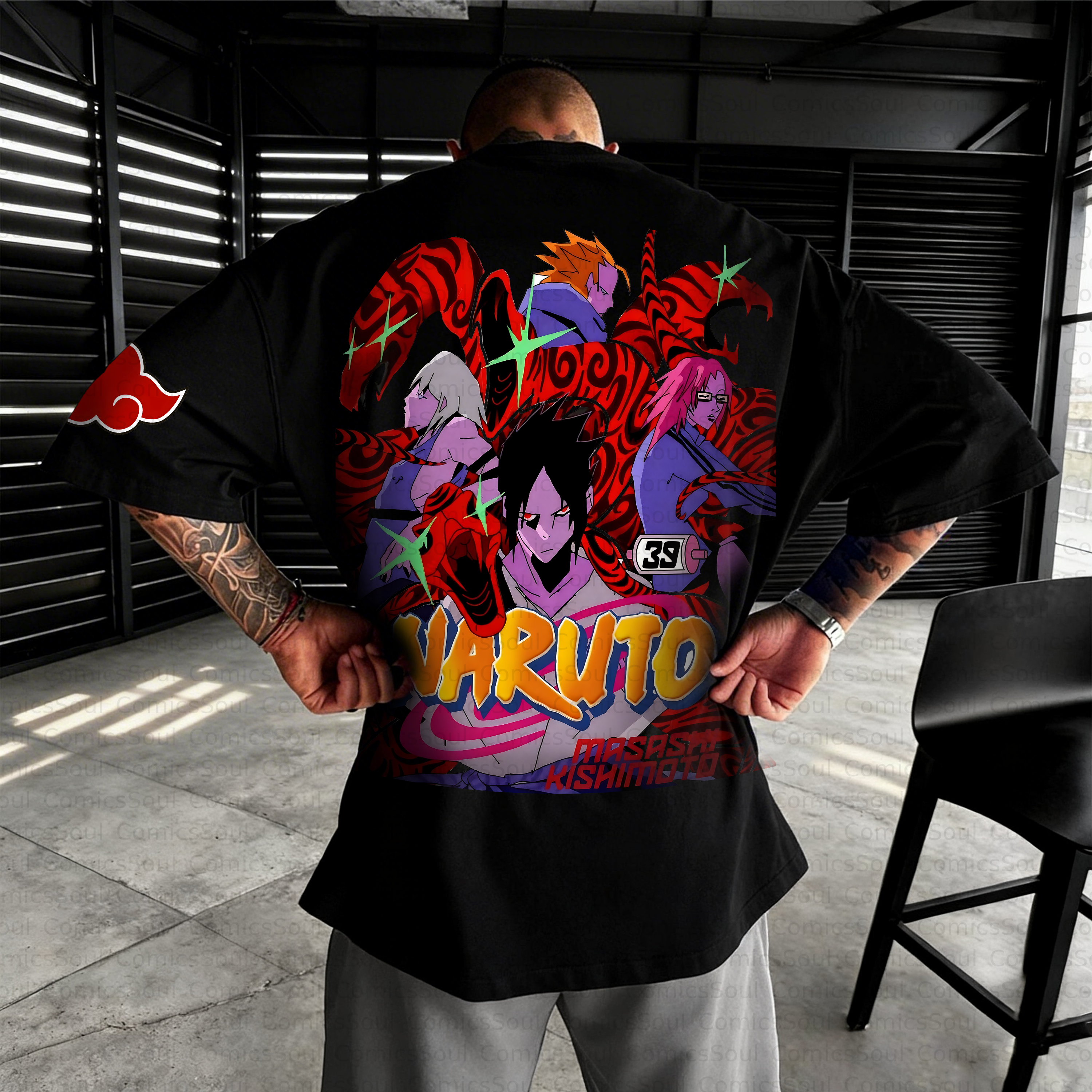 Unisex Anime Inspired Vintage T-Shirt