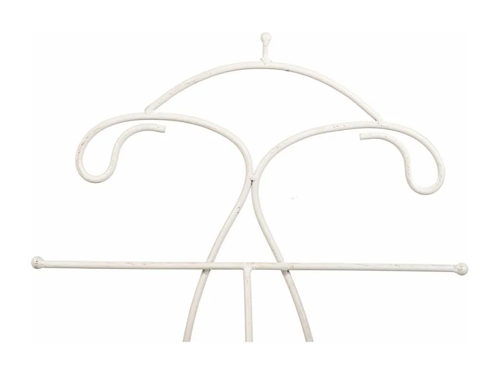 Forja blanca antique Nidovia 46x28x98 cm. ijr3574260
