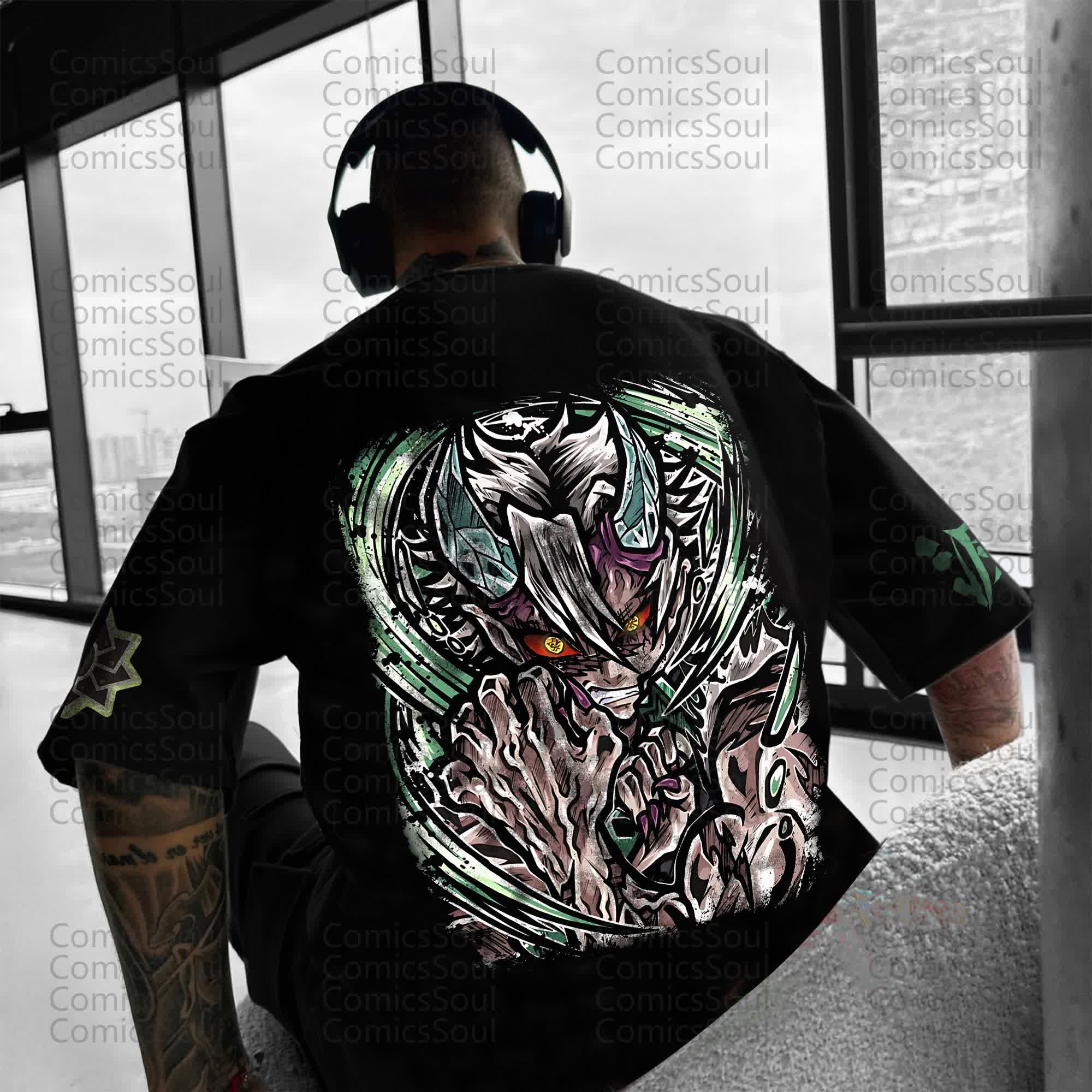 Unisex Anime Inspired Vintage T-Shirt丨Comicssoul