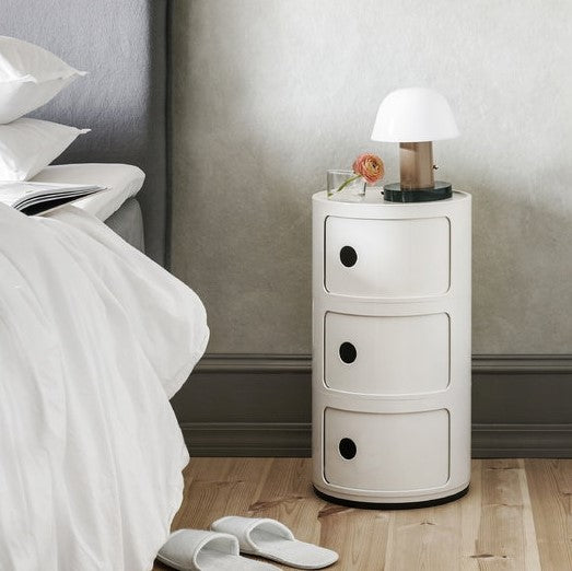 Kartell Componibili Kast Ø 32 cm - 3 Modules - Wit