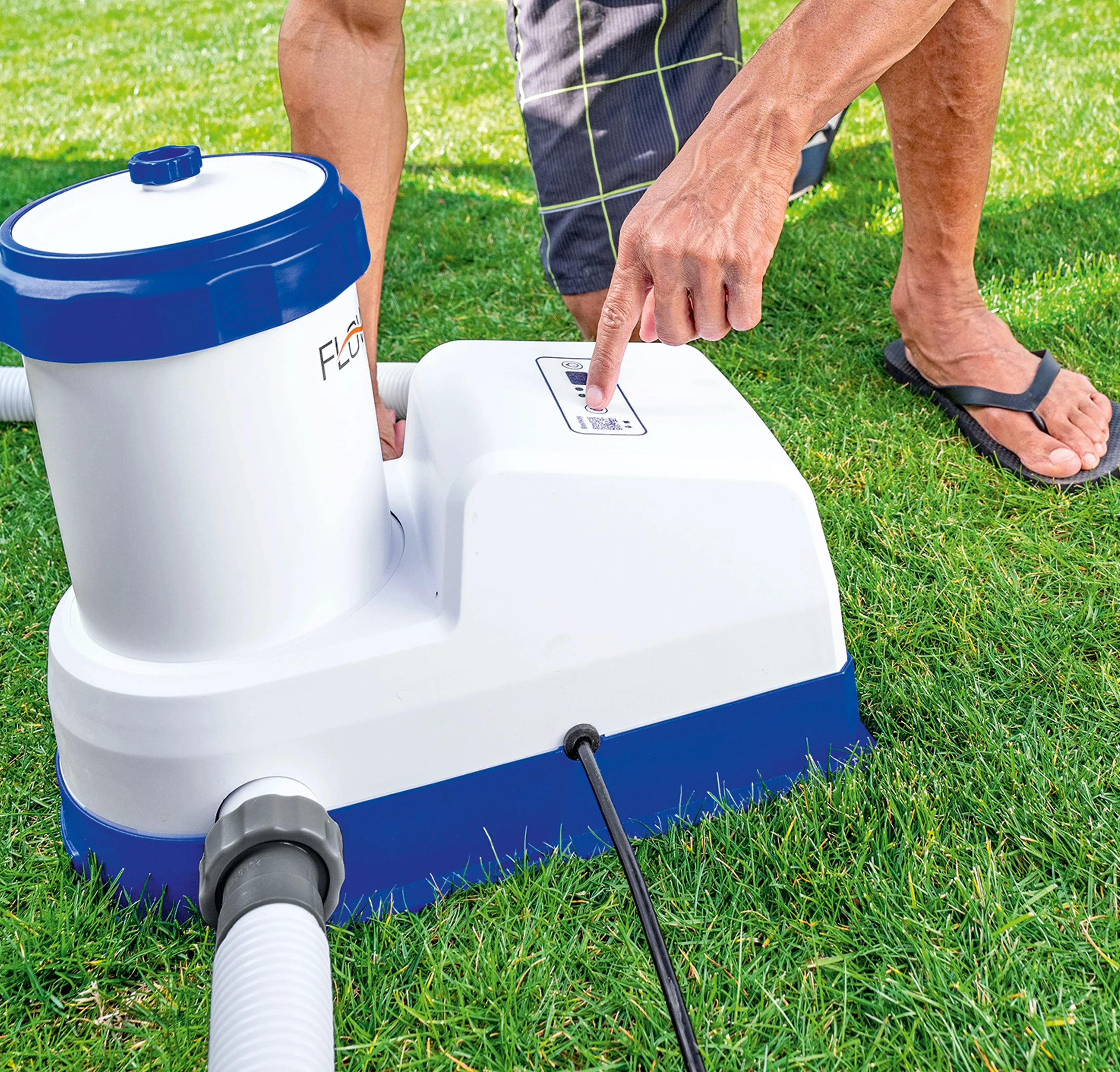 Flowclear 2000 Gal Smart Touch Wifi Above-Ground Pool Pump - Image 3