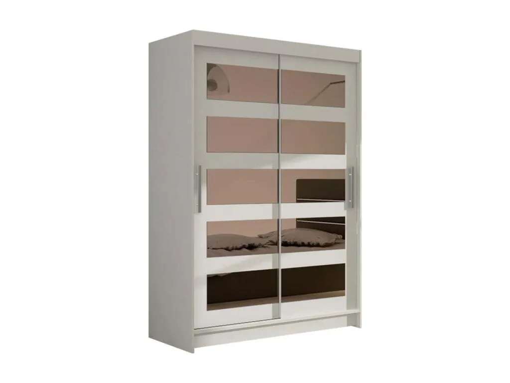 Armario Mueblesclasic 111 Blanco 200x120x58cm Puertas de armario - Correderas