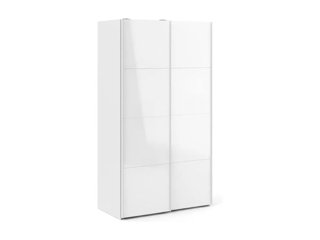 Armario 2 puertas Decoesp Muebles de dormitorio Vestidor Armario de ropa 122x62 h220 cm Blanco FXSS30152