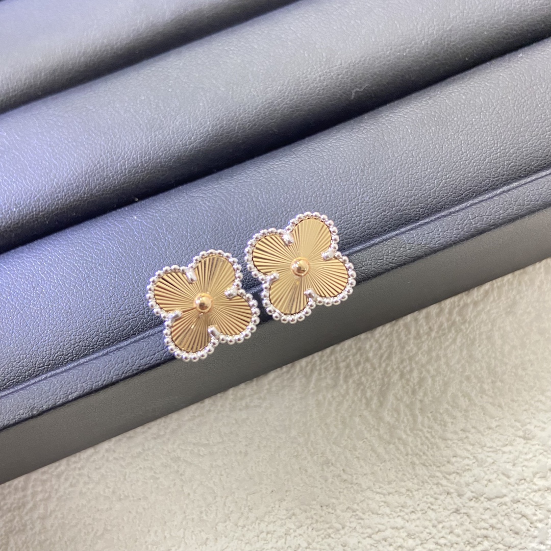 VCA Mixed Color Clover Earrings - Original Replica Club