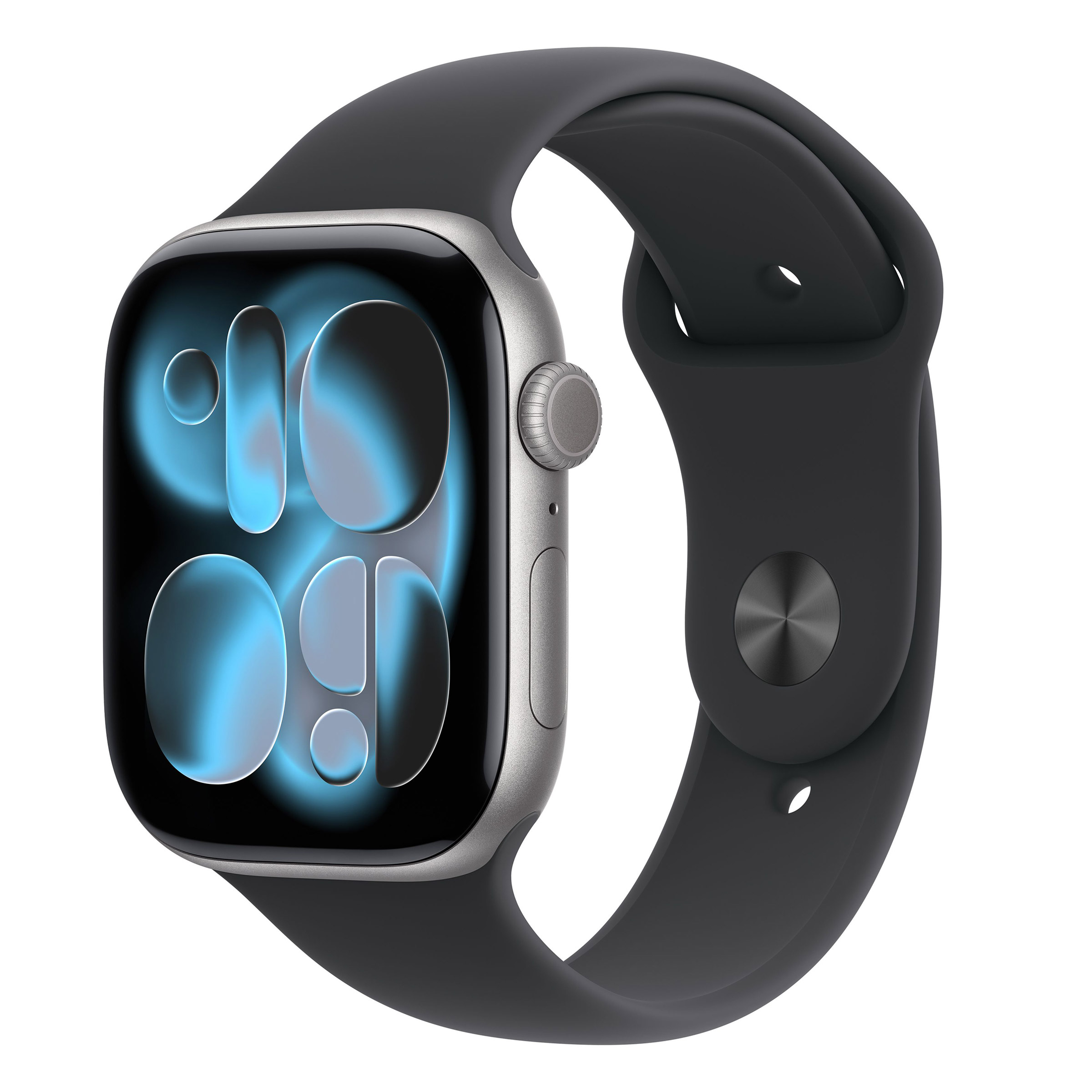 Apple Watch Series 11 (GPS) 46mm Case with Sport Band (Size M/L), Hypertension Notifications, Sleep Score, Advanced Workout Metrics