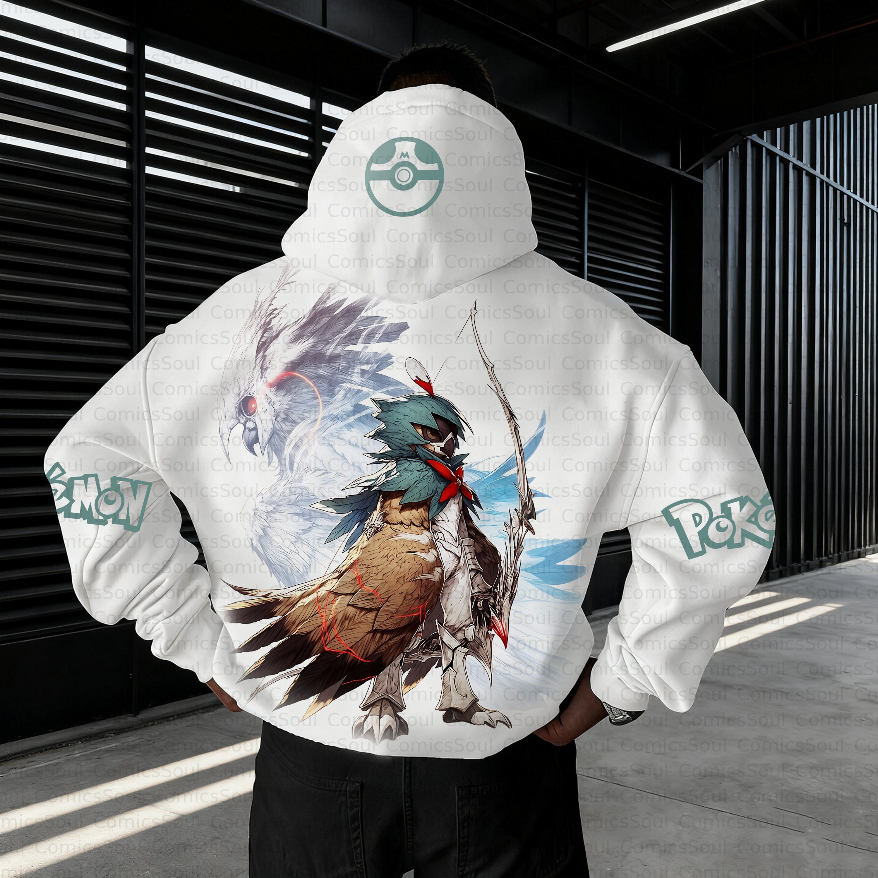 Unisex Anime Inspired Vintage Plush Hoodie