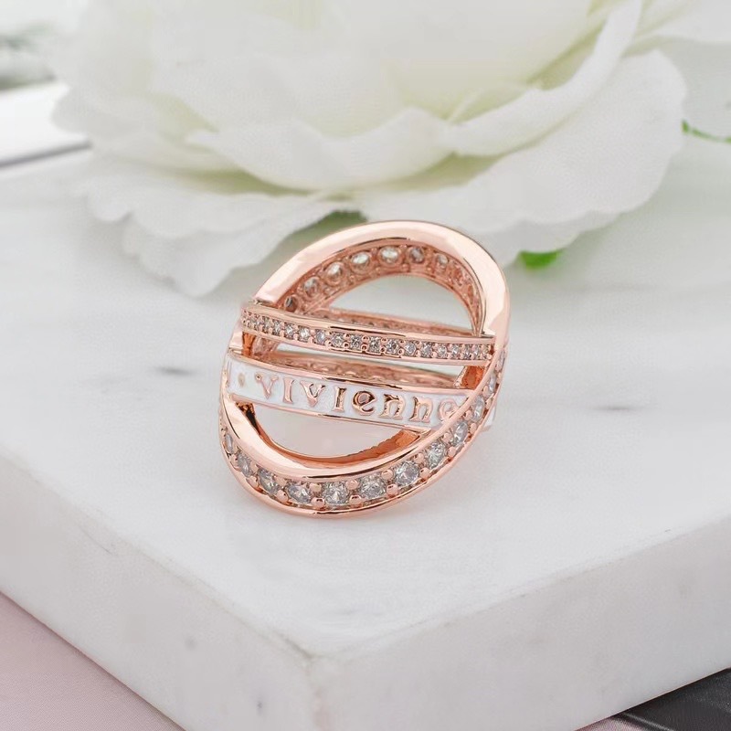 Vivienne Westwood Saturn Three Stacked Ring - Original Replica Club