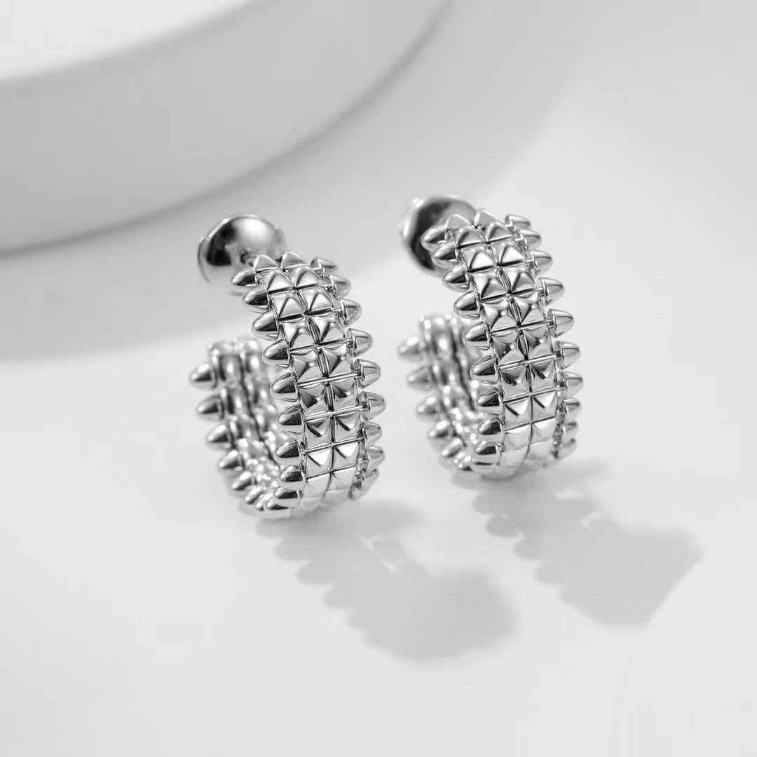 Cartier Clash de Cartier Hoop Earrings, Double Row - Original Replica Club