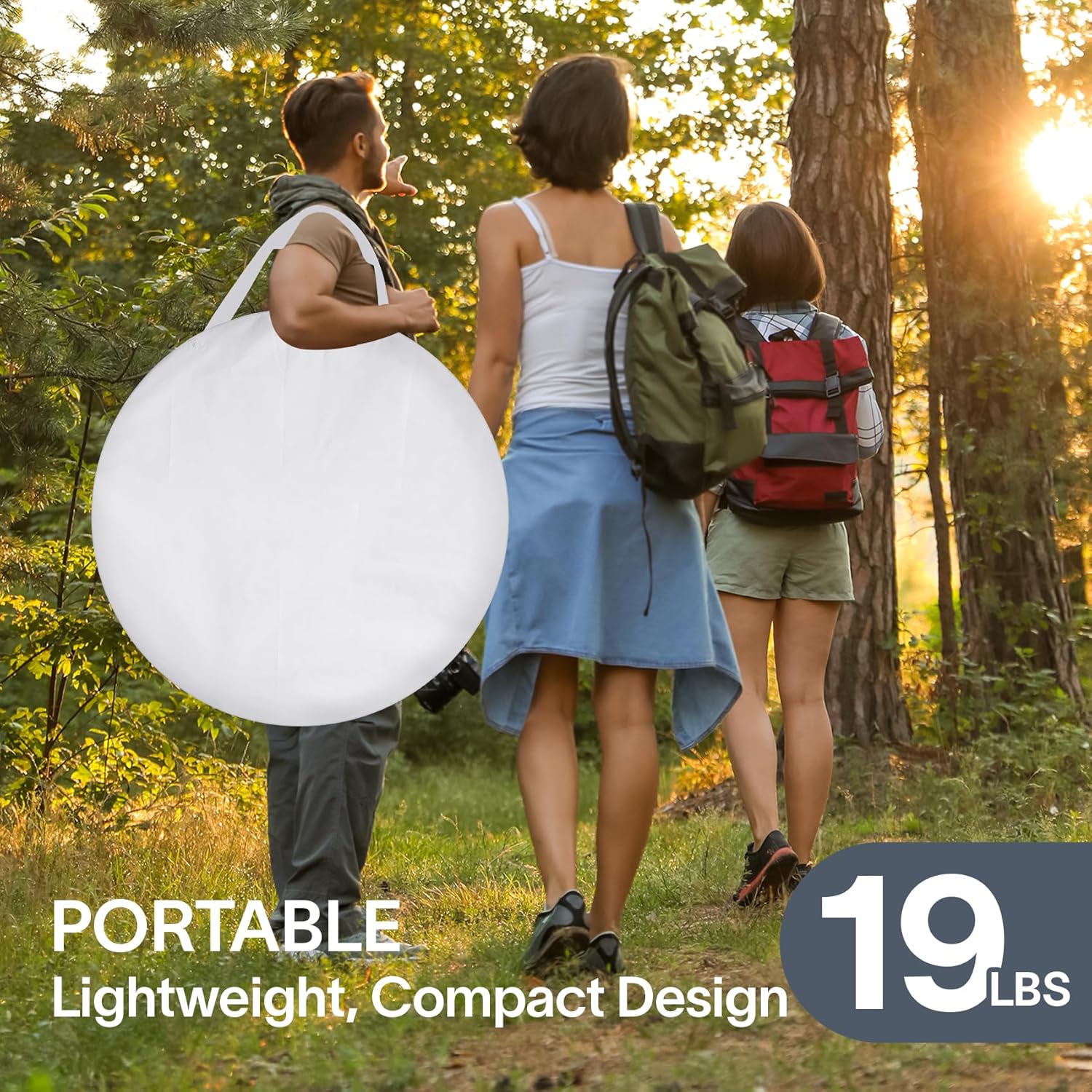 Screen gazebo sleeps 6-10-15 people Igloo-style canopy tent mosquito net on the sides Perfect