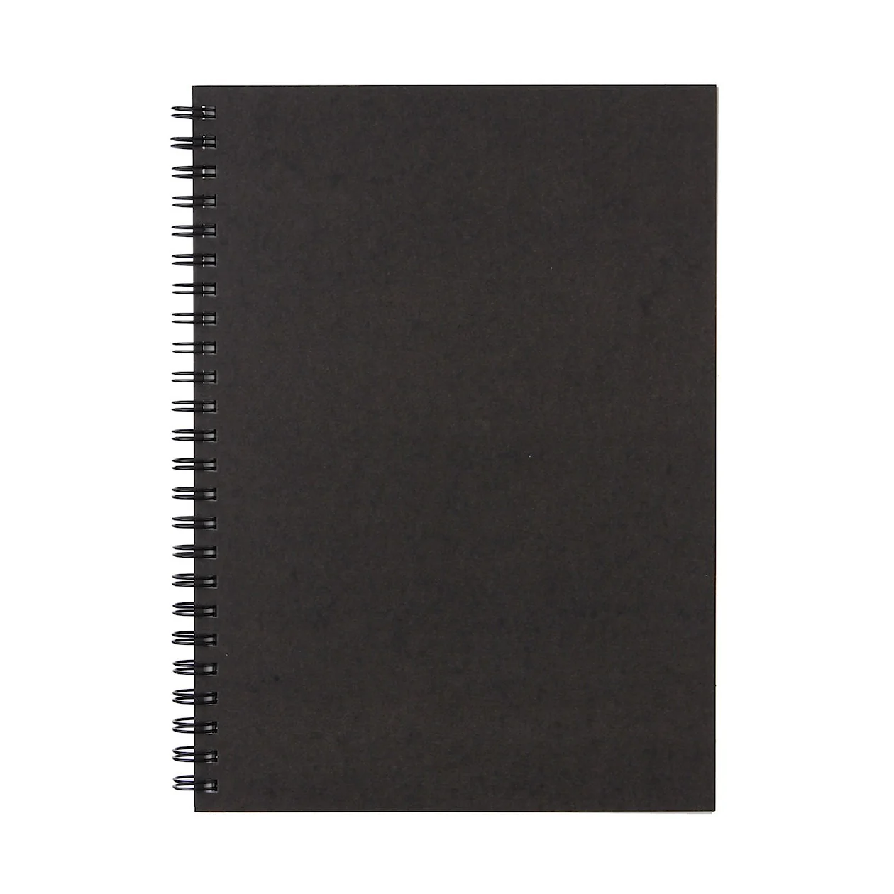 Plain Wirebound Notebook - A5 - Black