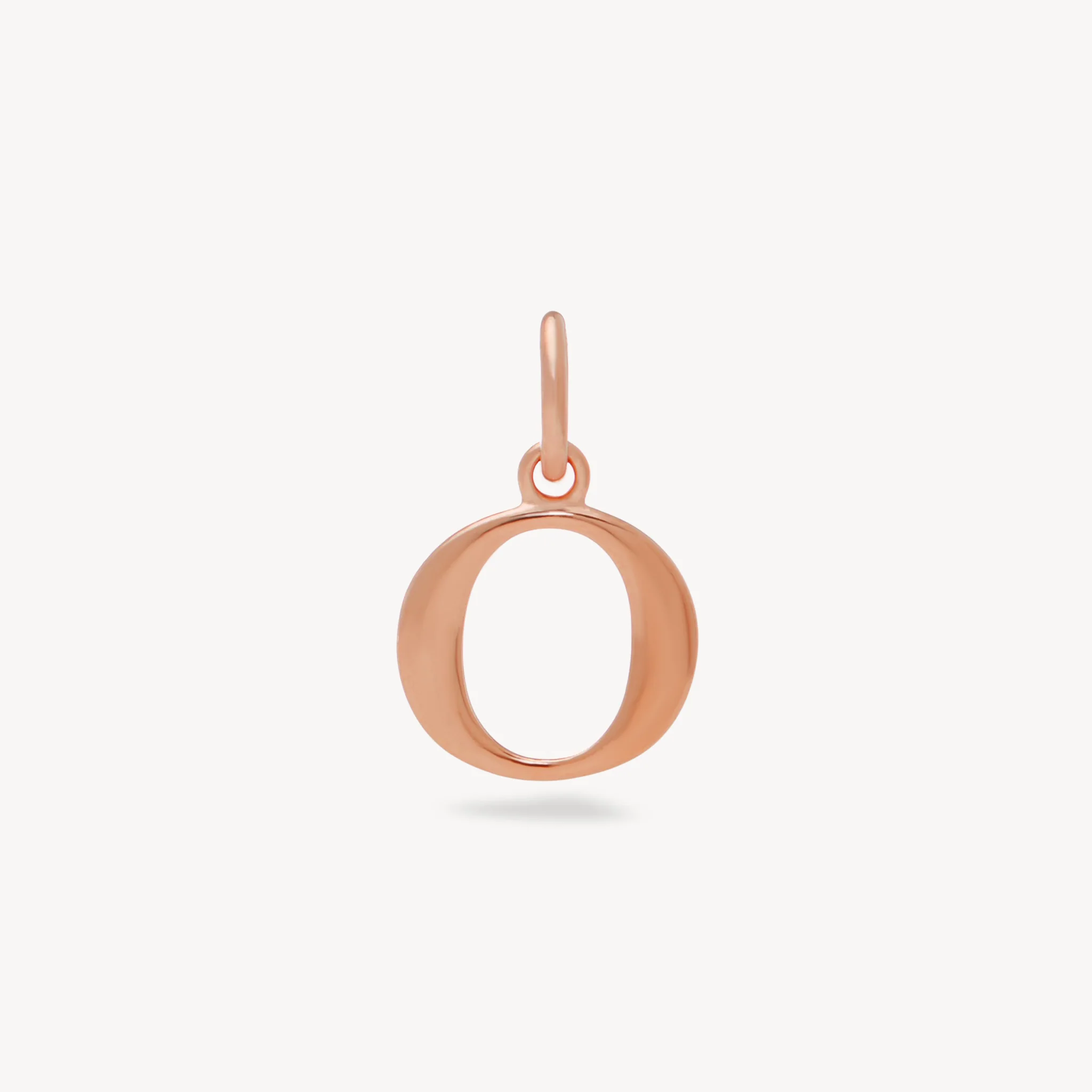 14k Rose Gold Vermeil Letter Charm