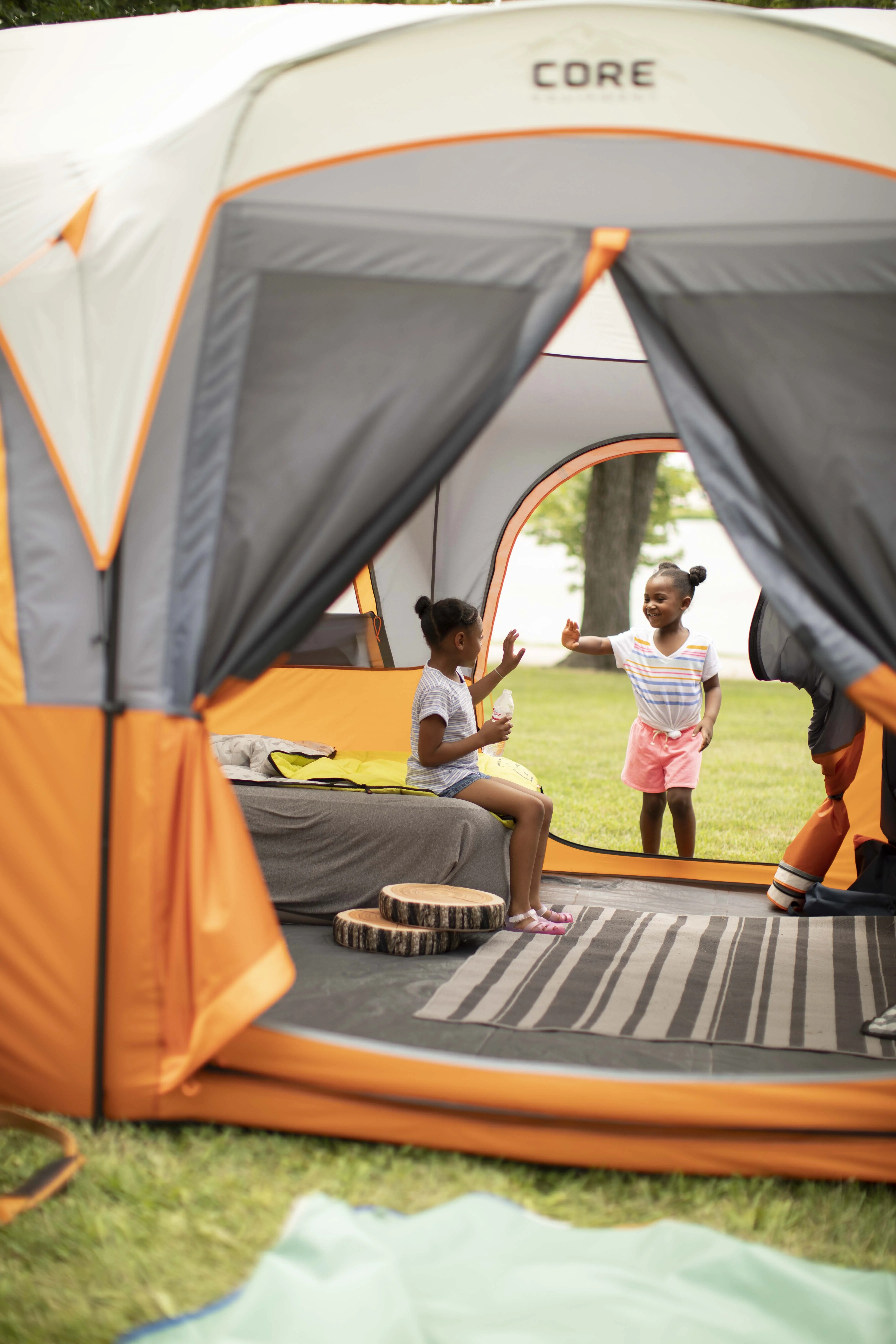 Core Equipment 12 Person Straight Wall Cabin Camping Tent - Image 4