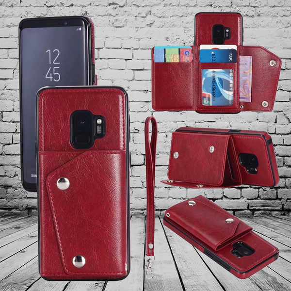 Wallet Flip Leather Case For Samsung Galaxy