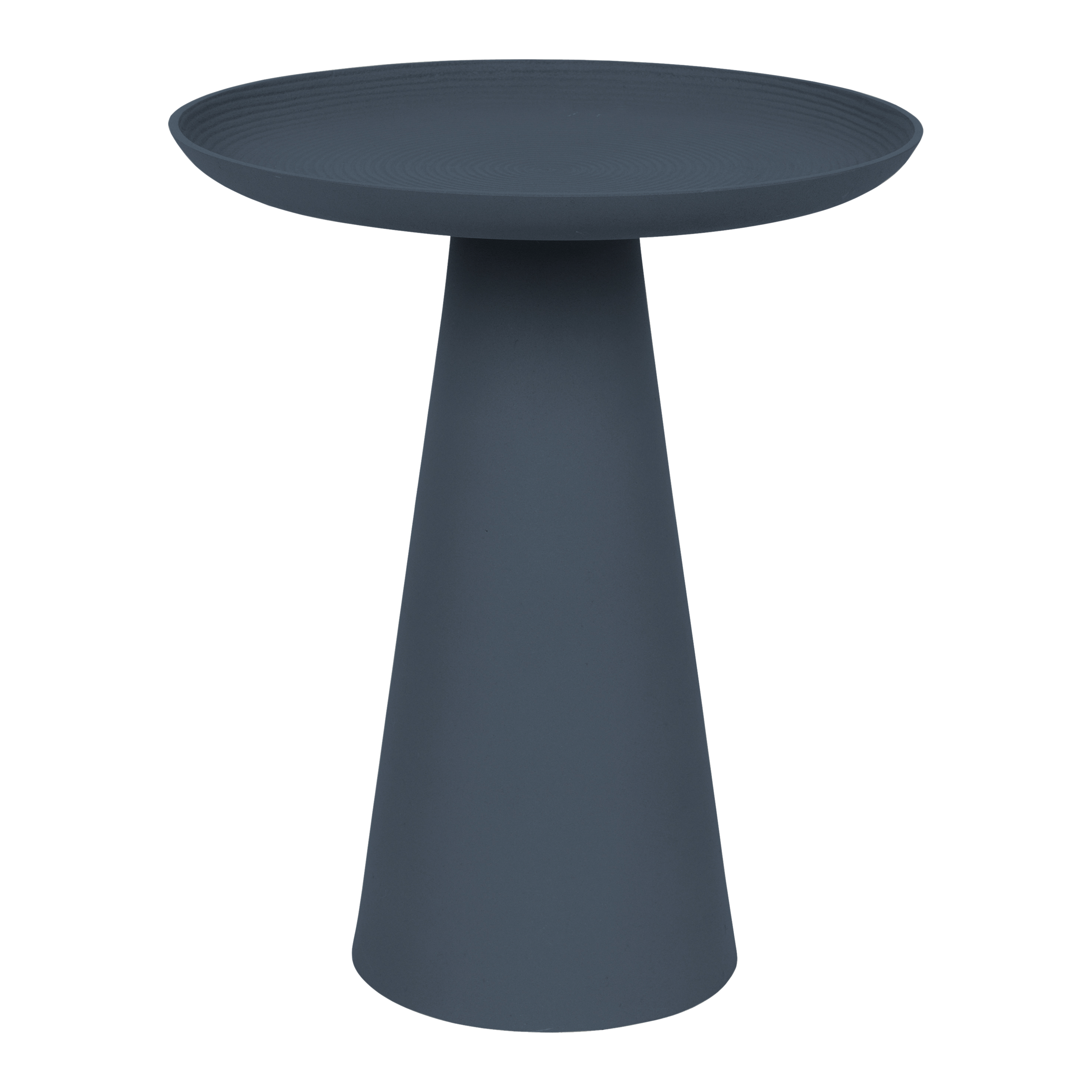 Blokker basic Tira Bijzettafel - Blauw - Ø 34,5 cm