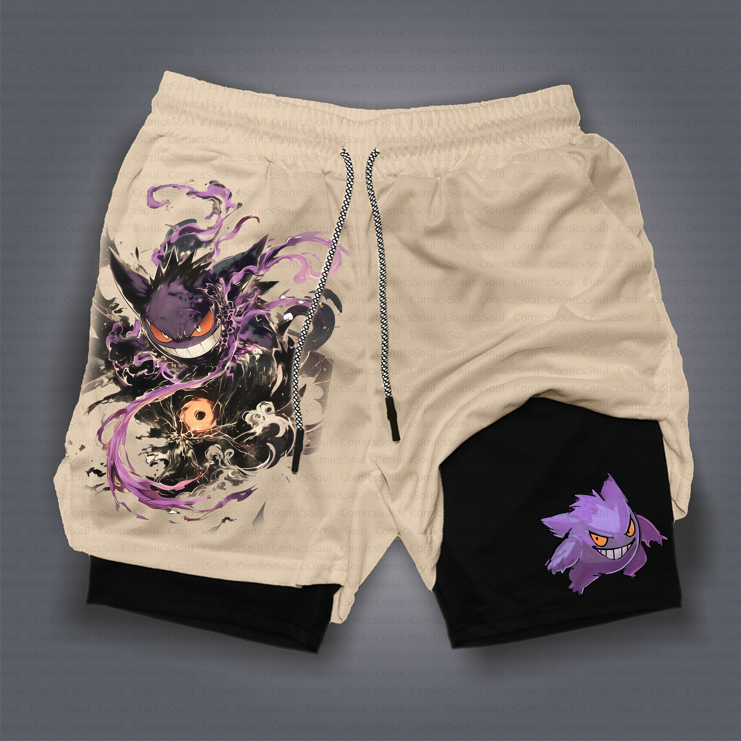Unisex Casual Anime Style Shorts