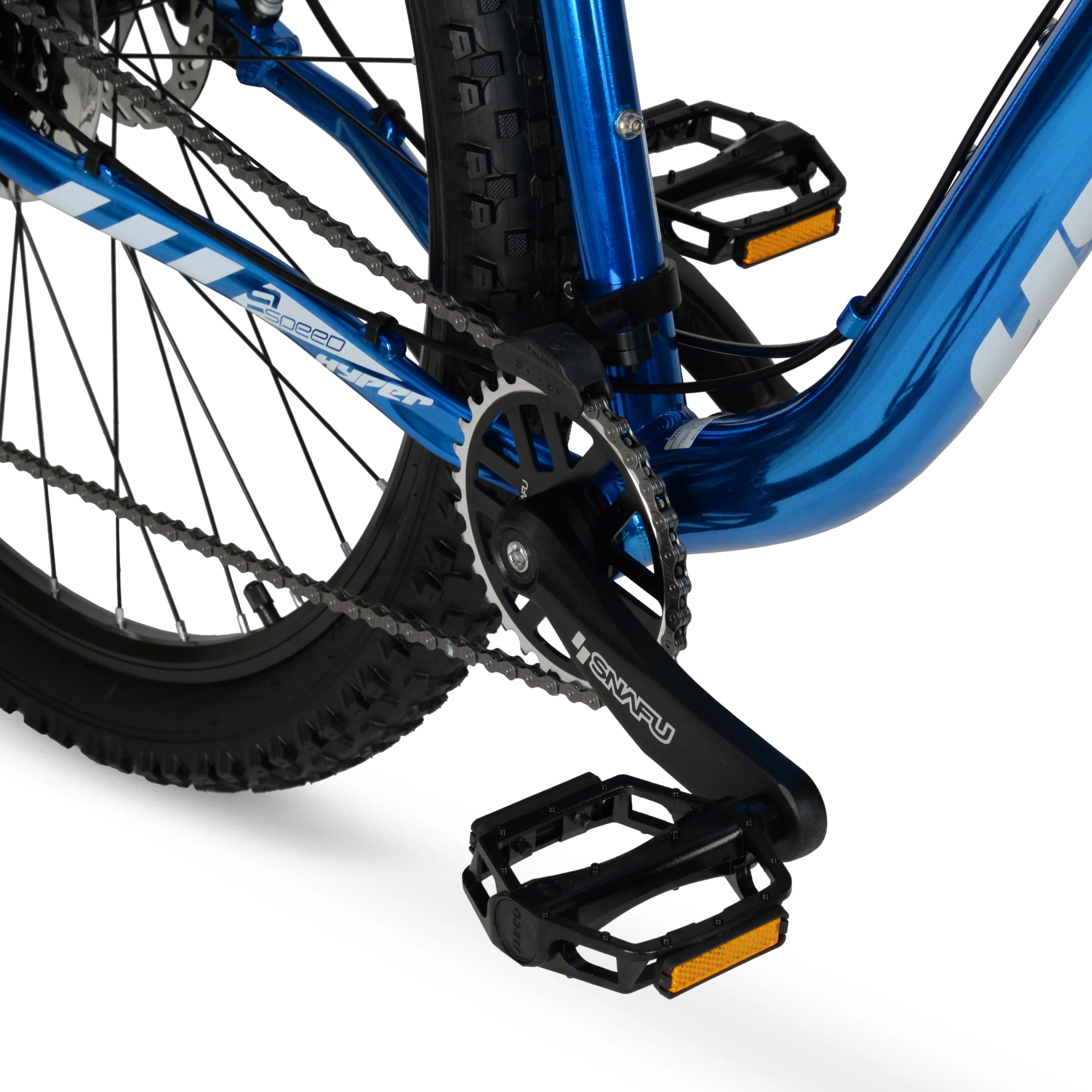 Hyper Bicycle Men's 29" Explorer Mountain Bike, Hard Tail, Blue - Image 9