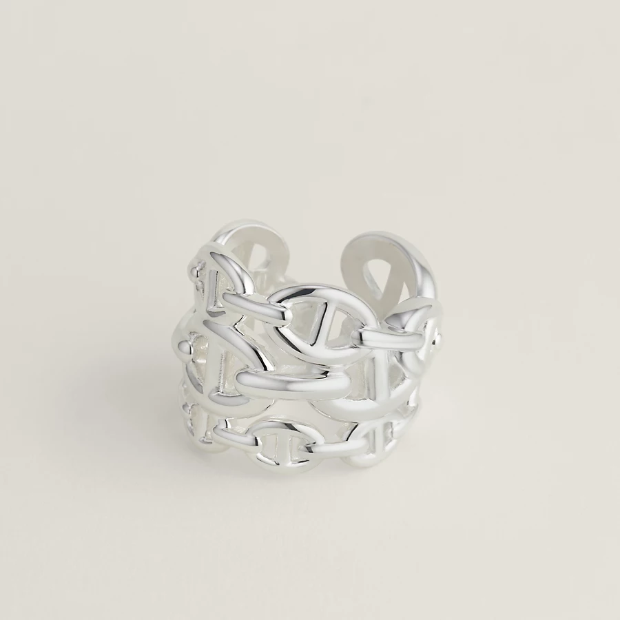 Replicate Chaine d ancre Enchainee ring, large model(1:1 replica) - Original Replica Club