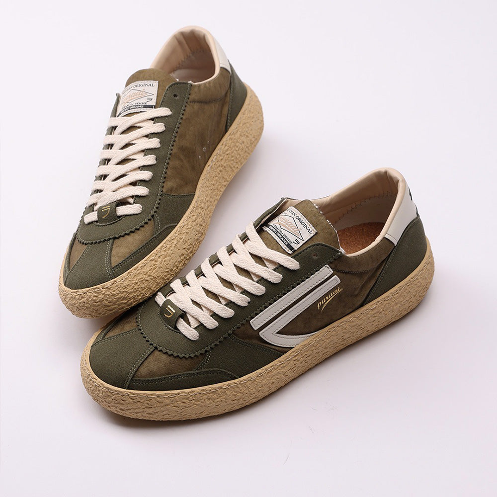 Purrai - Baskets Vintage Nylon - Algue