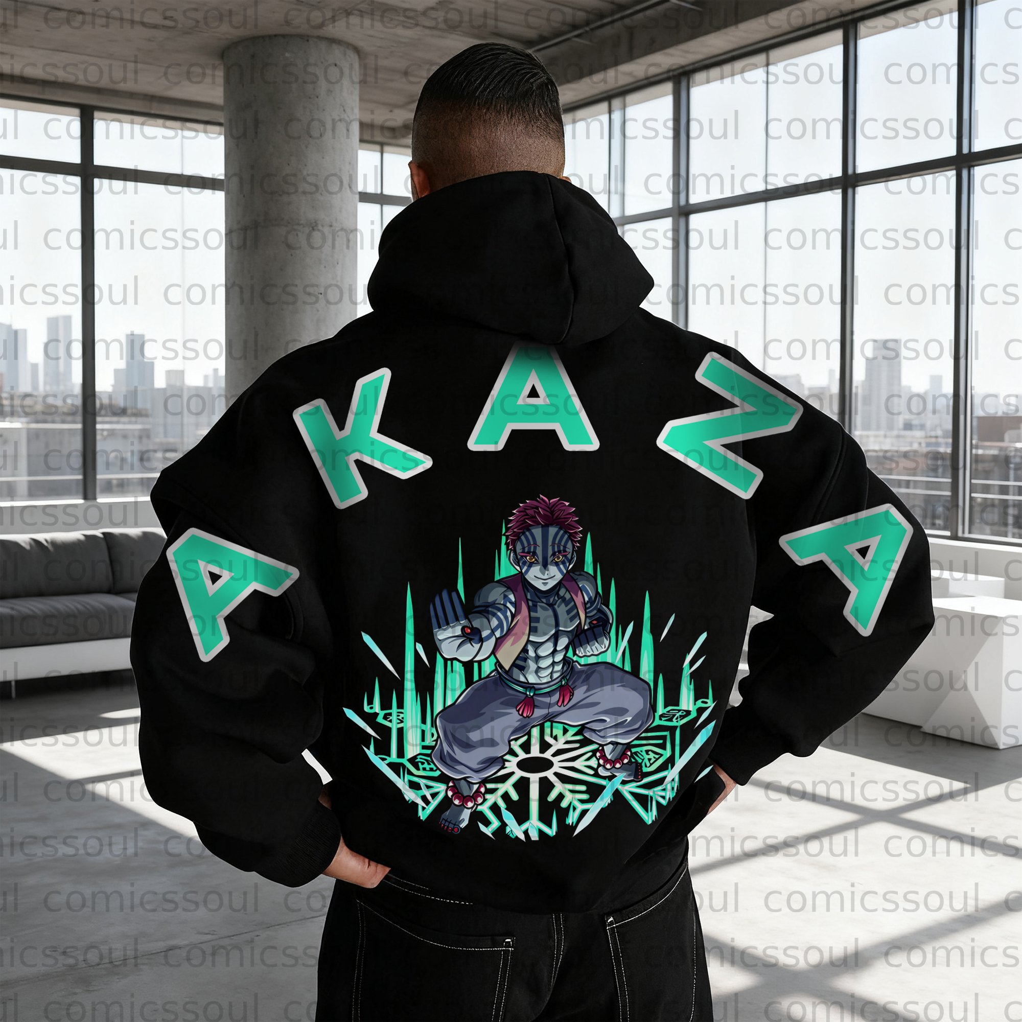 Unisex Anime Graphic Streetwear Vintage Plush Hoodie