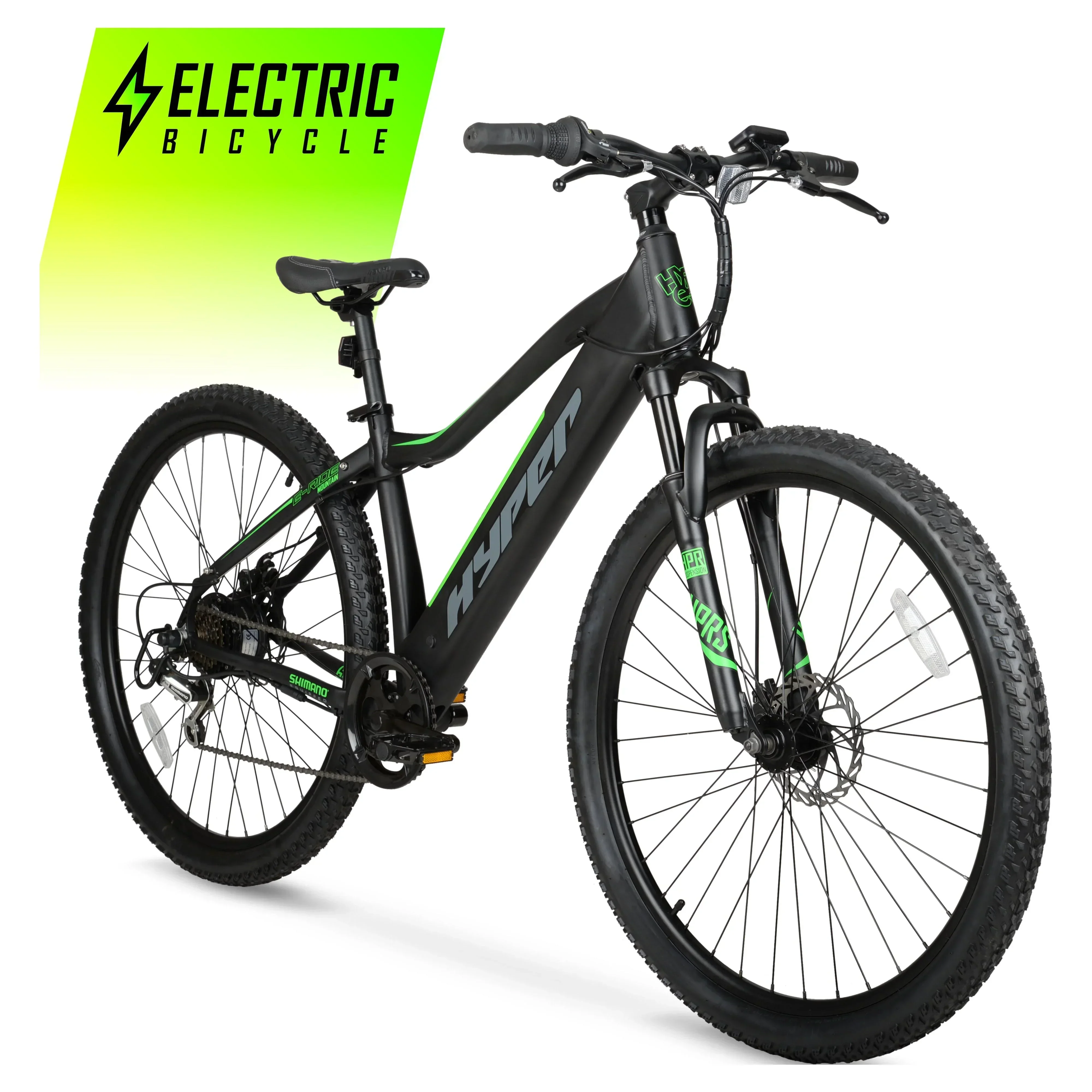 Hyper Bicycles 29 Inch 36V Electric Mountain Bike For Adults, 250W, Black - Image 2 Hyper Bicycles 29 Inch 36V Electric Mountain Bike For Adults, 250W, Black - Image 2