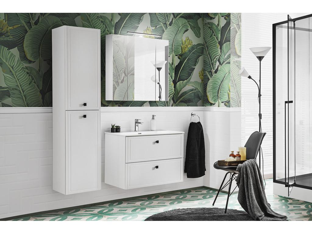 Armarios Con Espejo Nestleano MC60 2D 60x16x75 Blanco