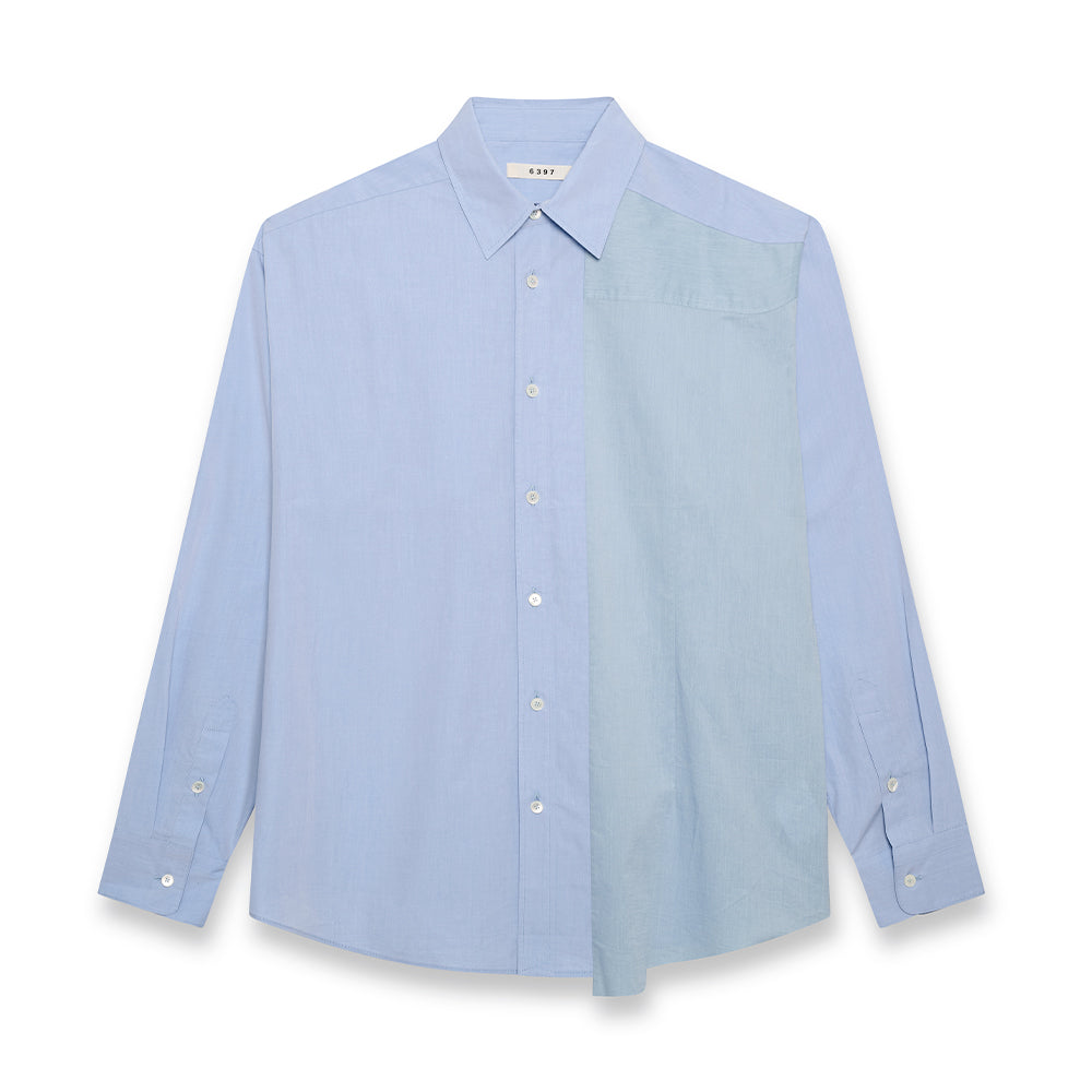 6397 - Chemise Reworked Uniform - Bleu