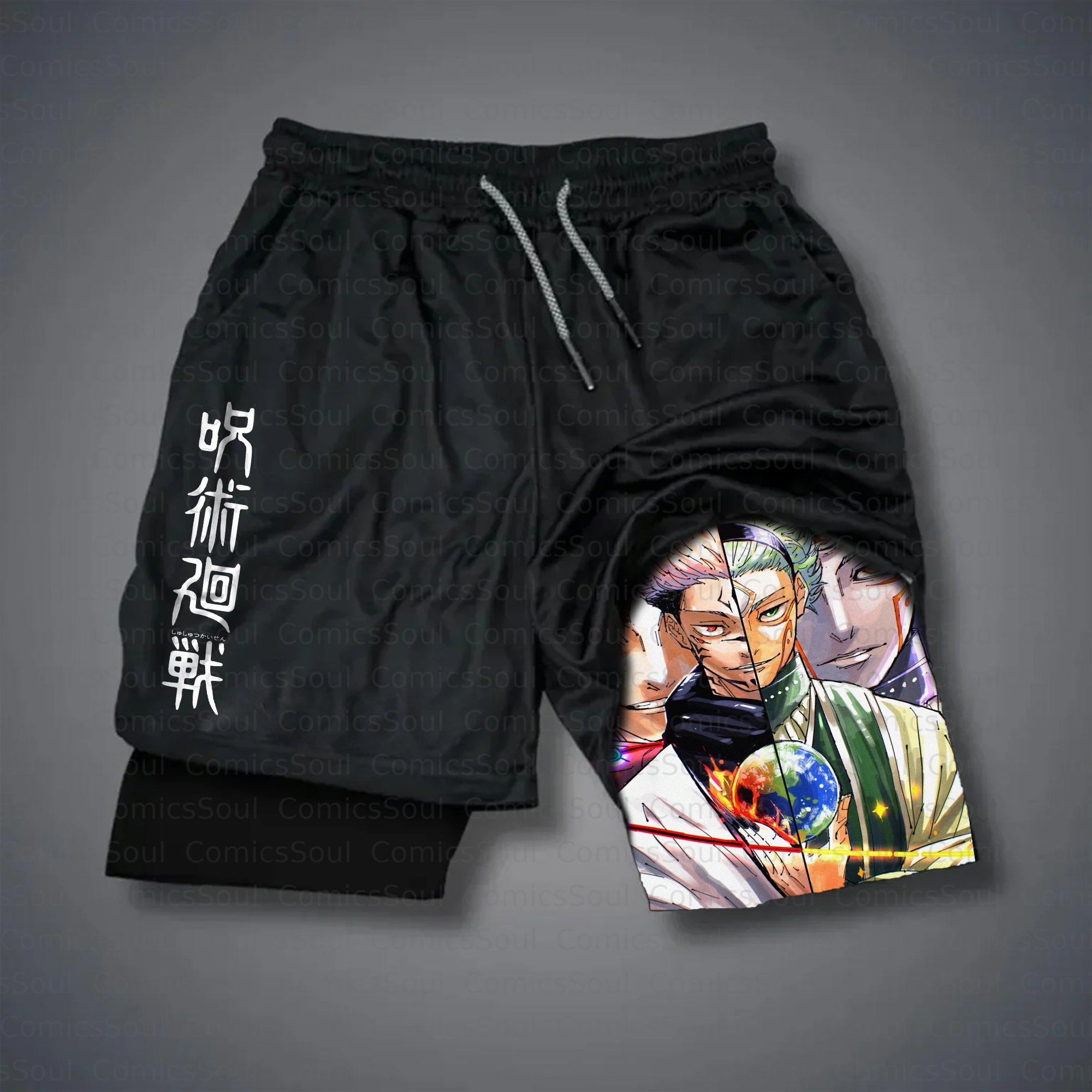 Unisex Casual Anime Streetwear Shorts 丨Comicssoul