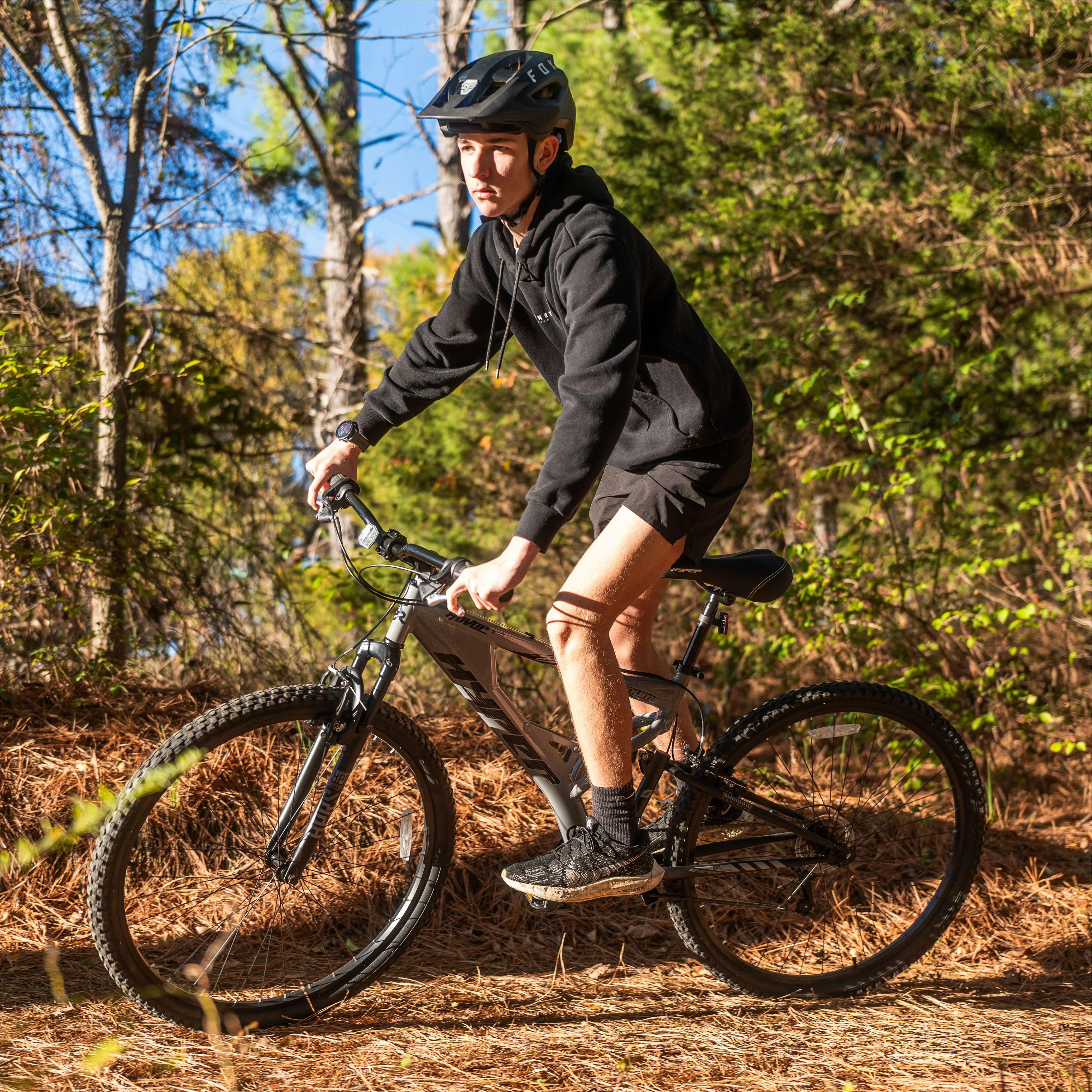Hyper Bicycles 29" Men's Havoc Mountain Bike, Gray - Image 19
