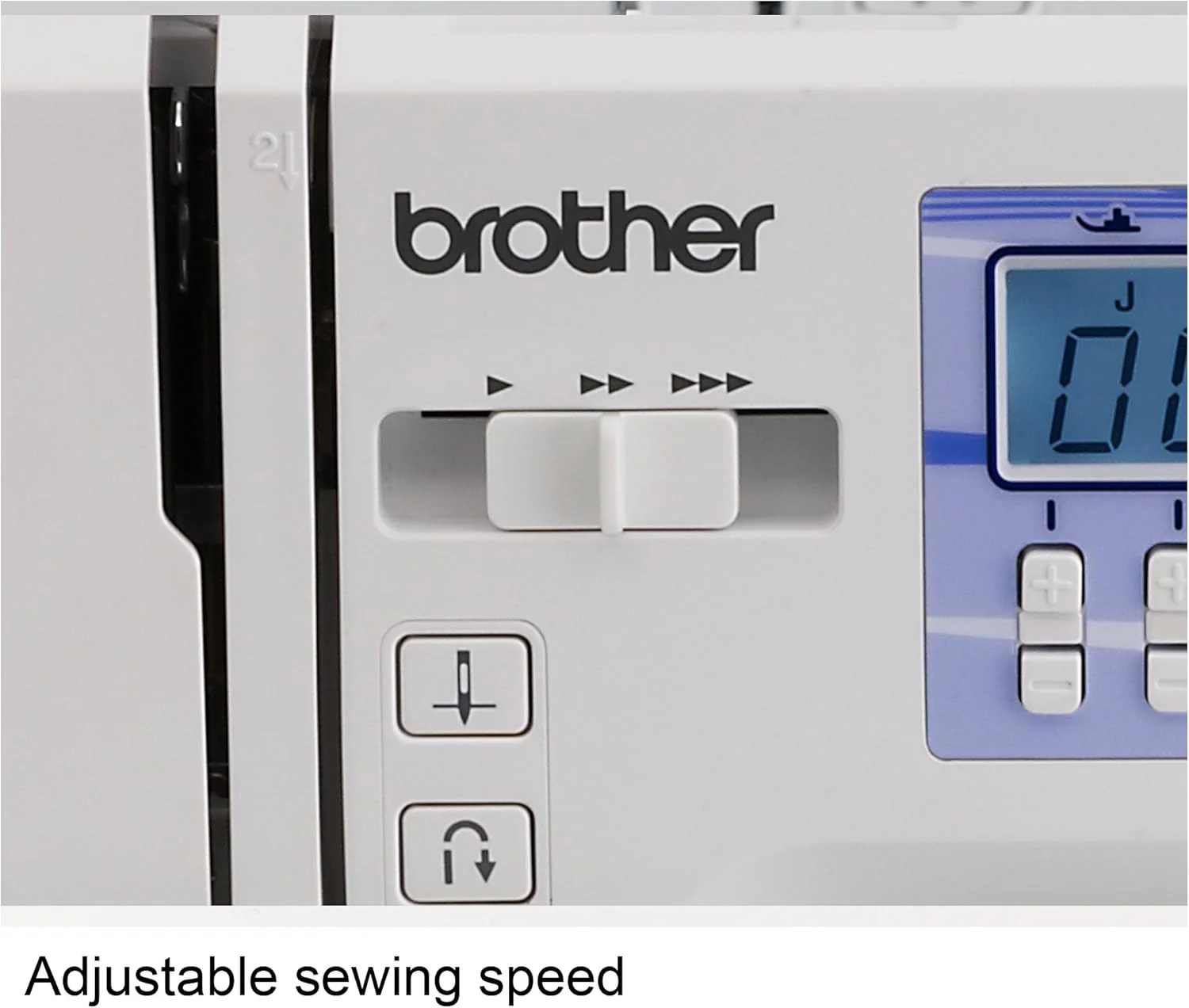 Brother HC1850 sewing and quilting machine, 185 built-in stitches, LCD display