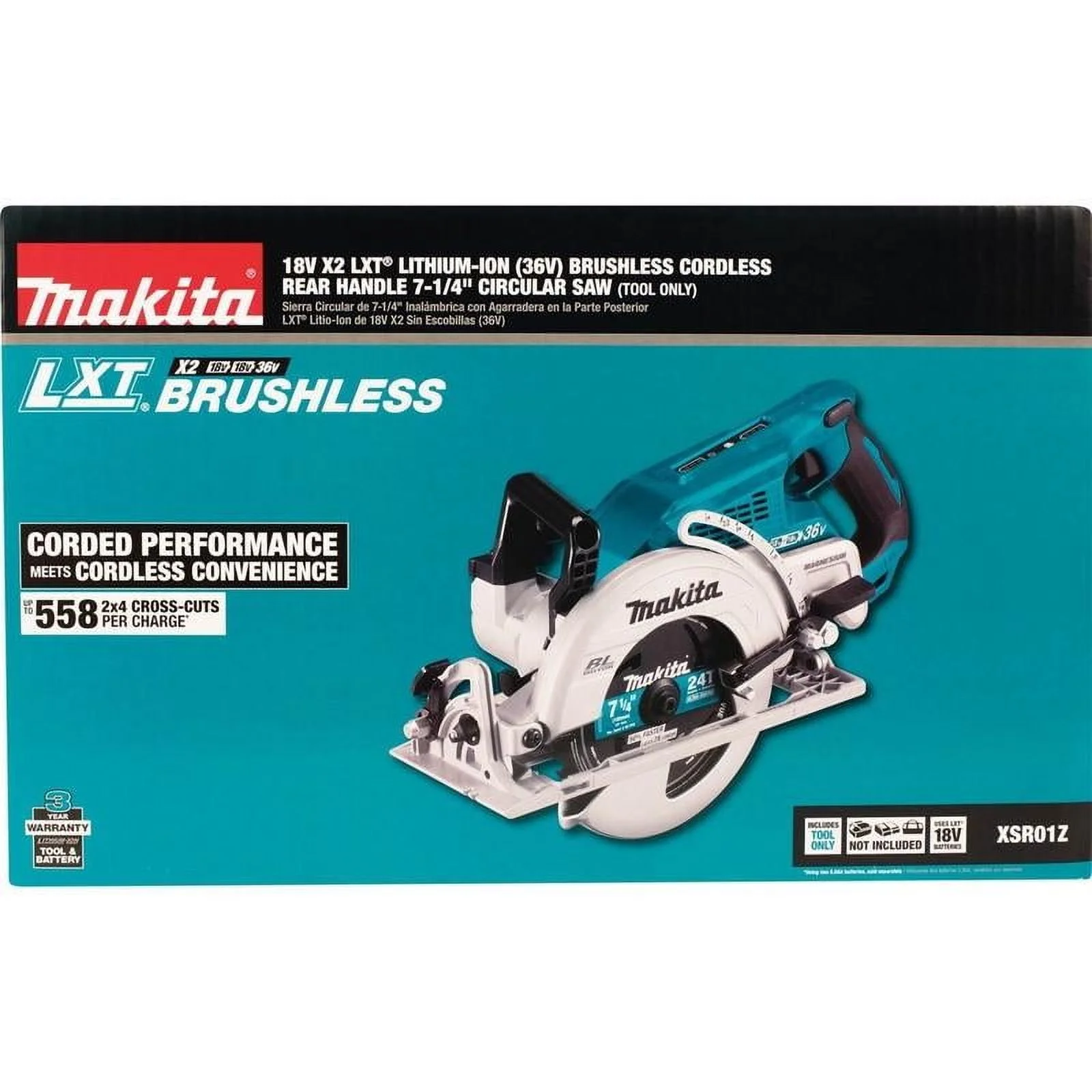 Open Box Makita 18V 7-1/4 in. Cordless Brushless Circular Saw Tool Only - Image 9