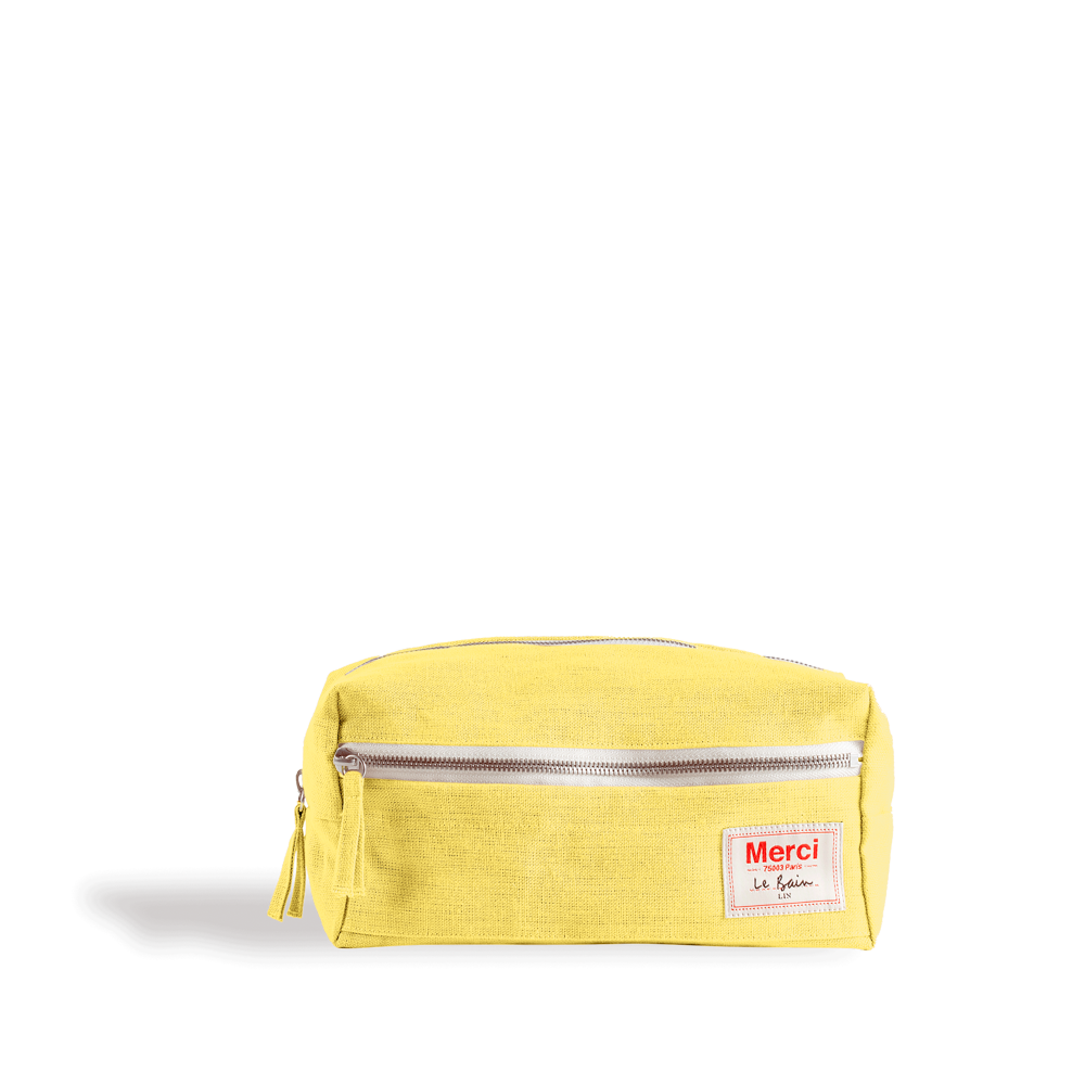 Trousse de toilette - Jaune Citronnade