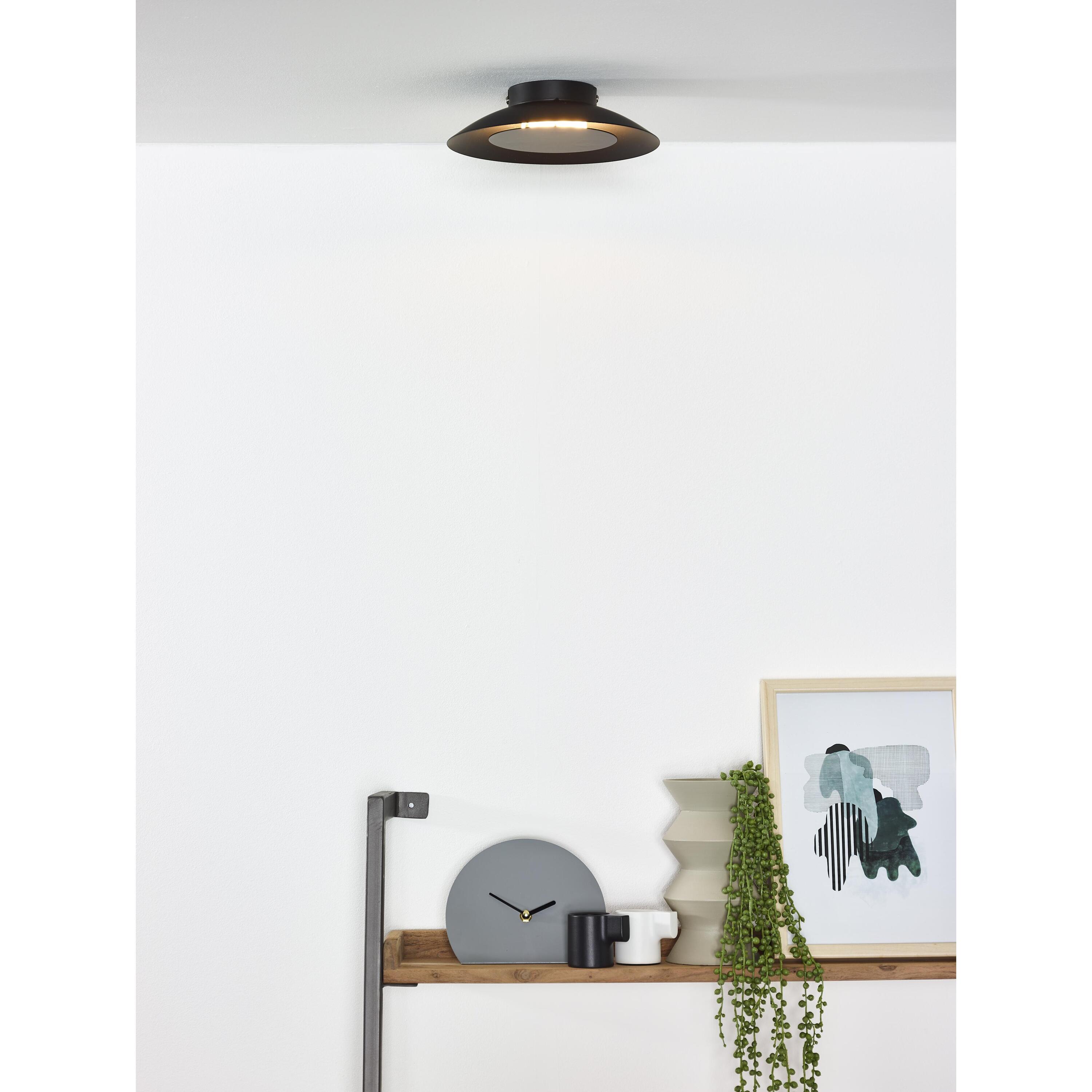 Foskal plafondlamp Ø21.5 LED zwart
