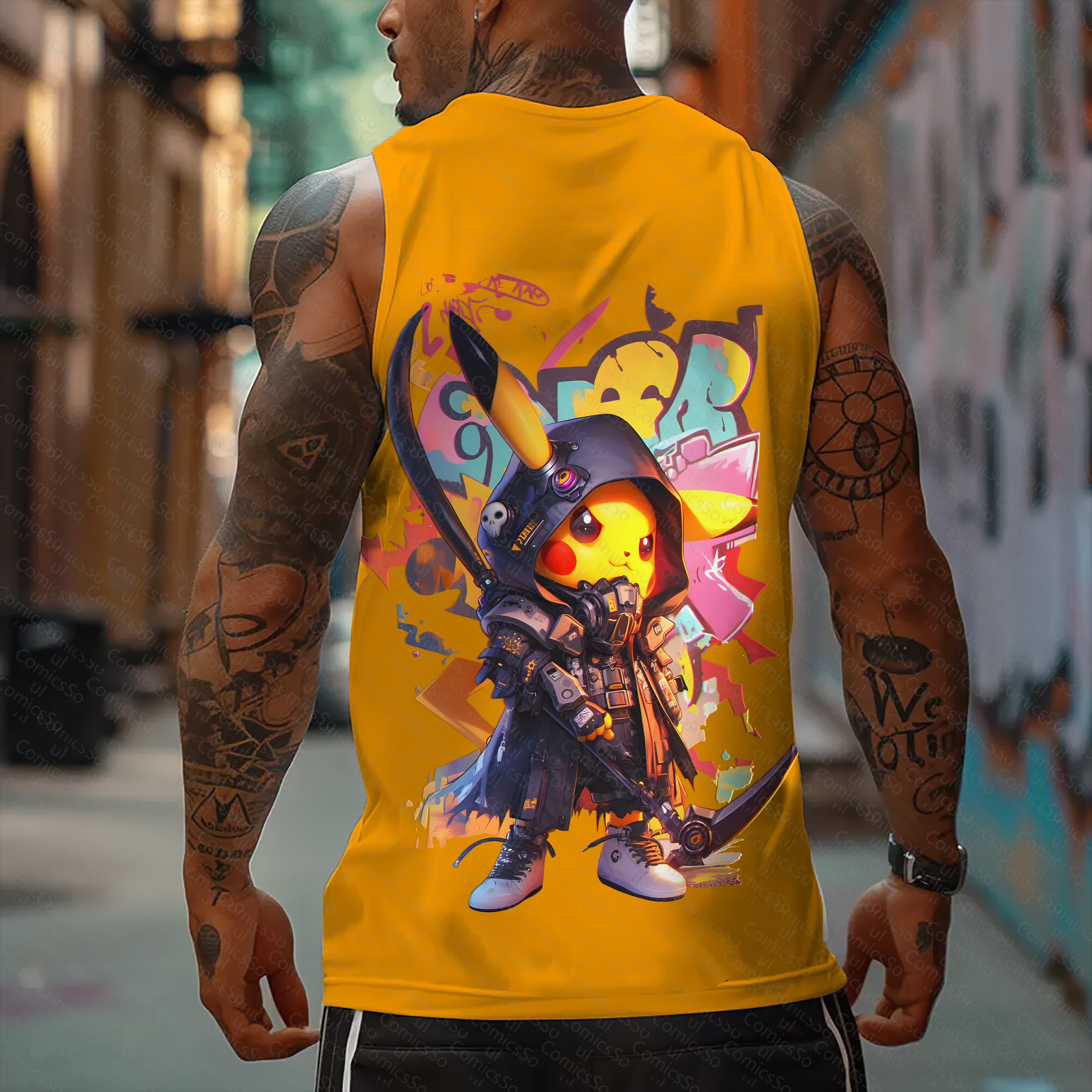 Unisex  “Comicssoul” Casual Anime  Tank Top